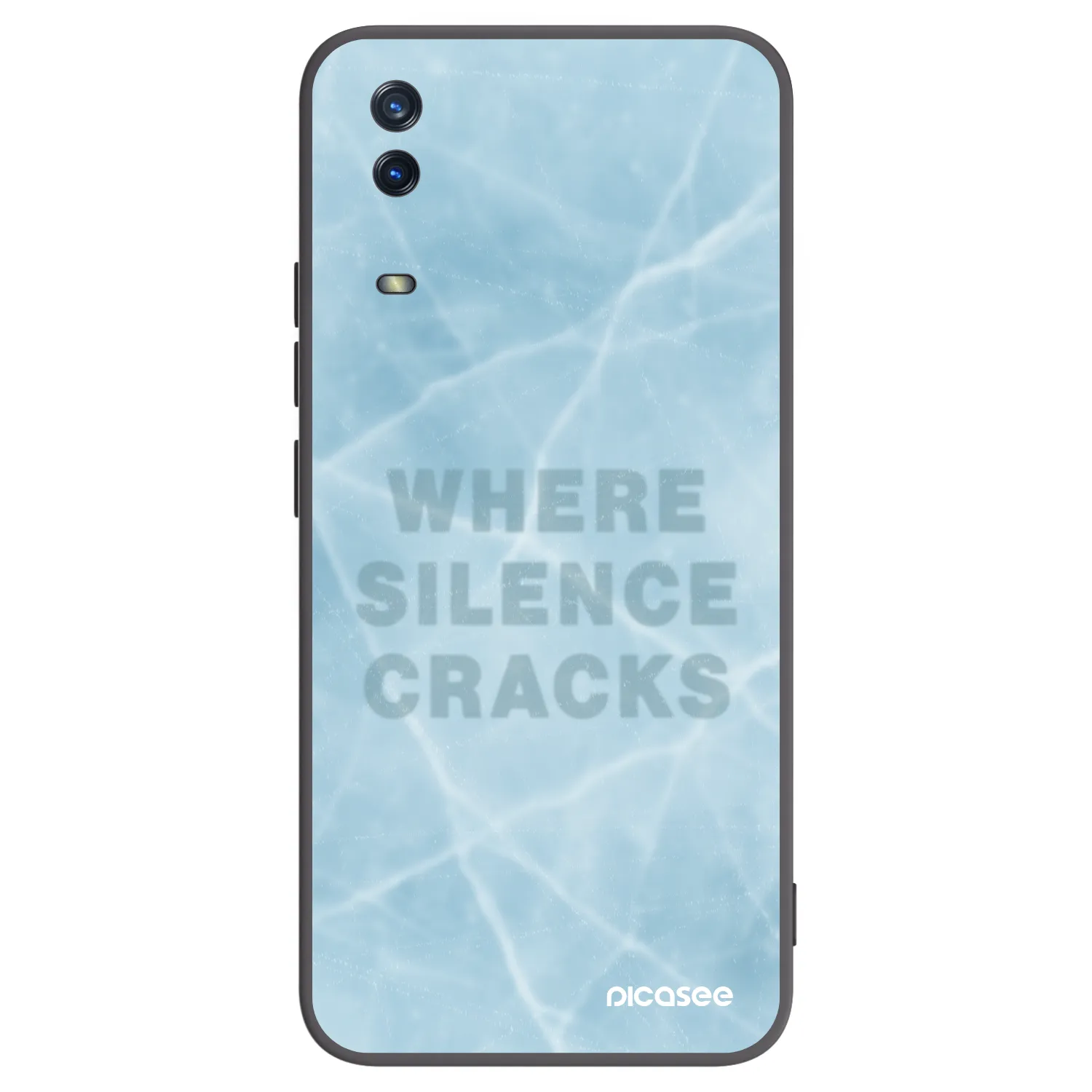 Picasee silikonový černý obal pro Vivo Y11s - SILENCE