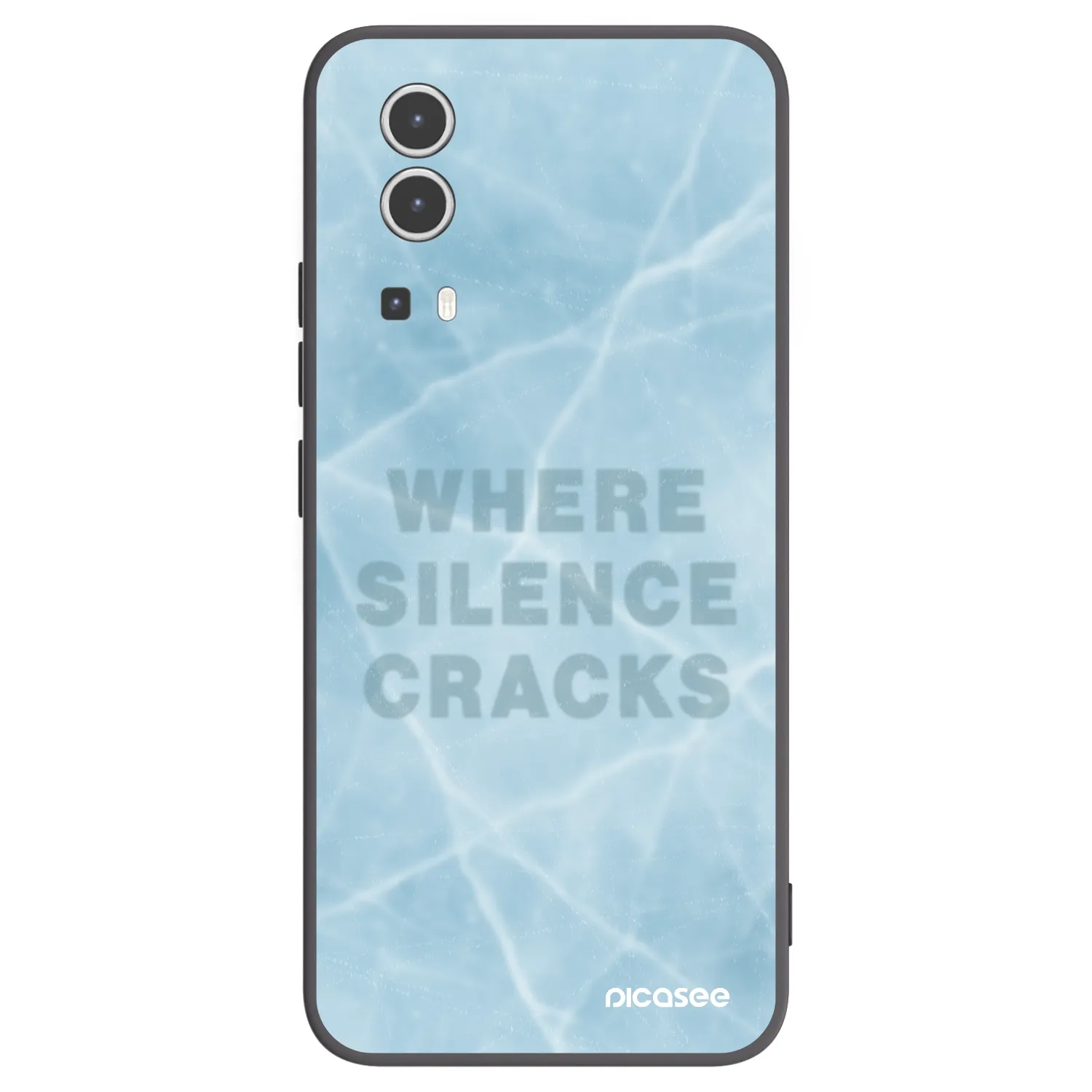 Picasee silikonový černý obal pro Vivo Y72 5G - SILENCE