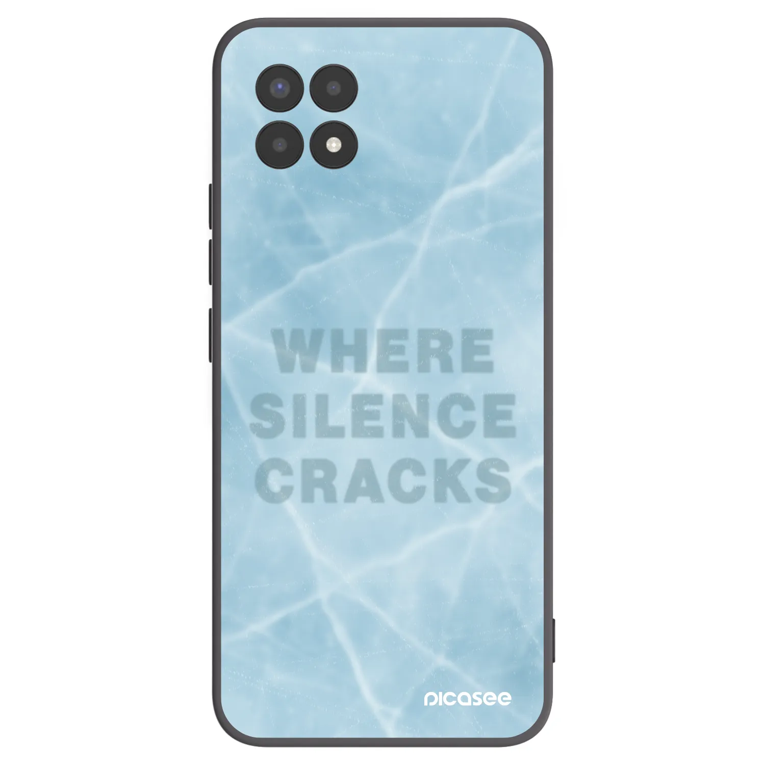 Picasee silikonový černý obal pro Realme 8i - SILENCE