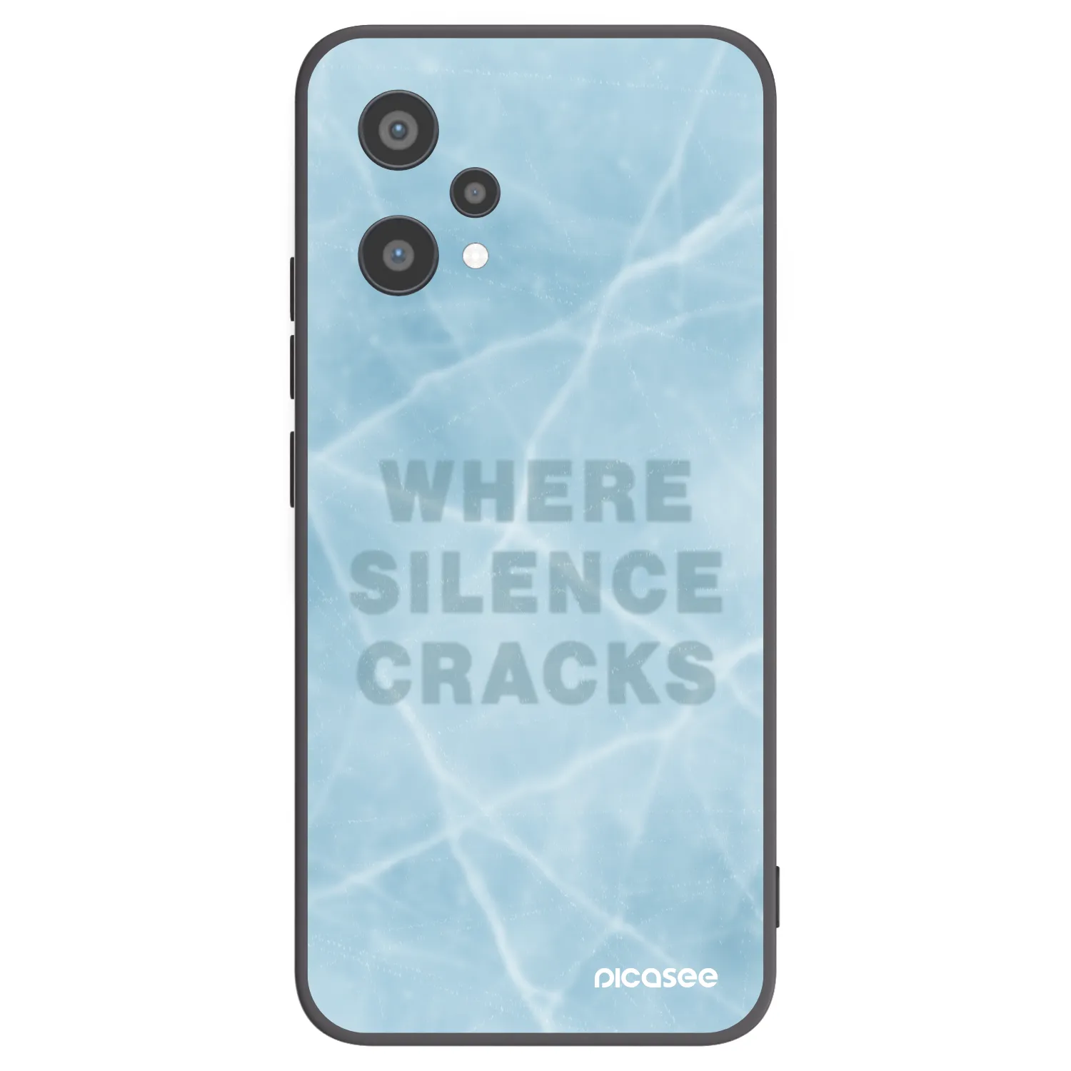 Picasee silikonový černý obal pro Realme 9 Pro 5G - SILENCE