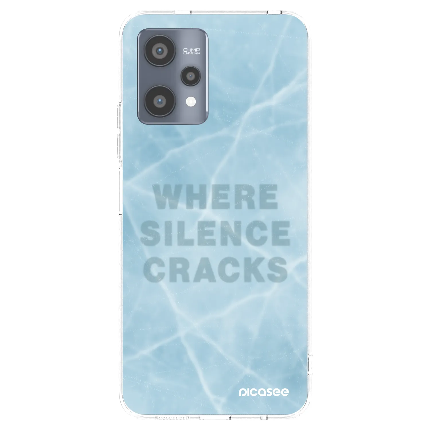 Picasee silikonový průhledný obal pro Realme 9 Pro 5G - SILENCE