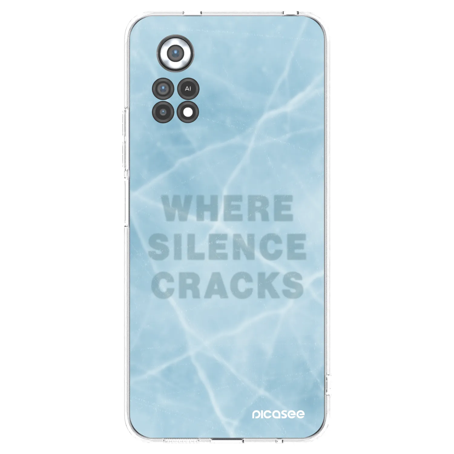 Picasee silikonový průhledný obal pro Xiaomi Poco X4 Pro 5G - SILENCE