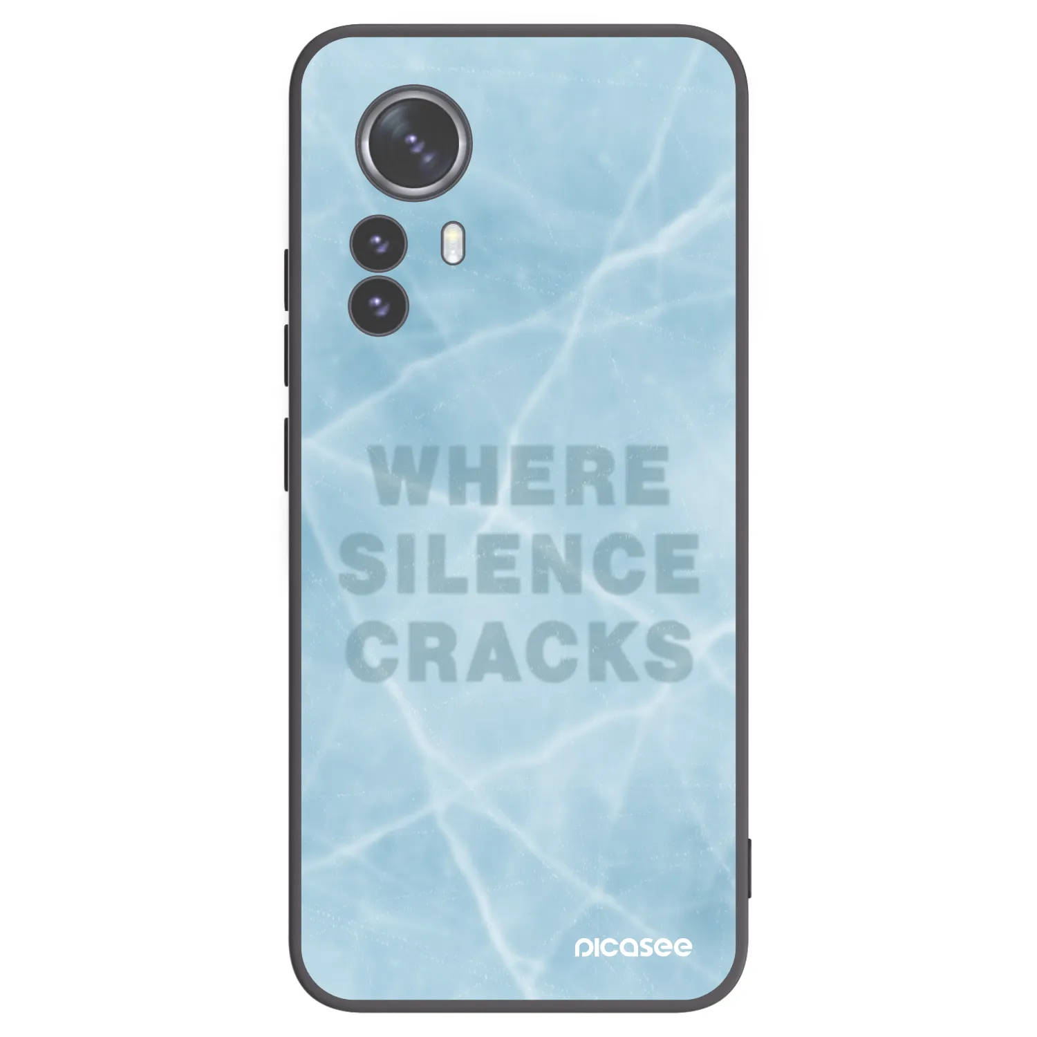 Picasee silikonový černý obal pro Xiaomi 12 Pro - SILENCE