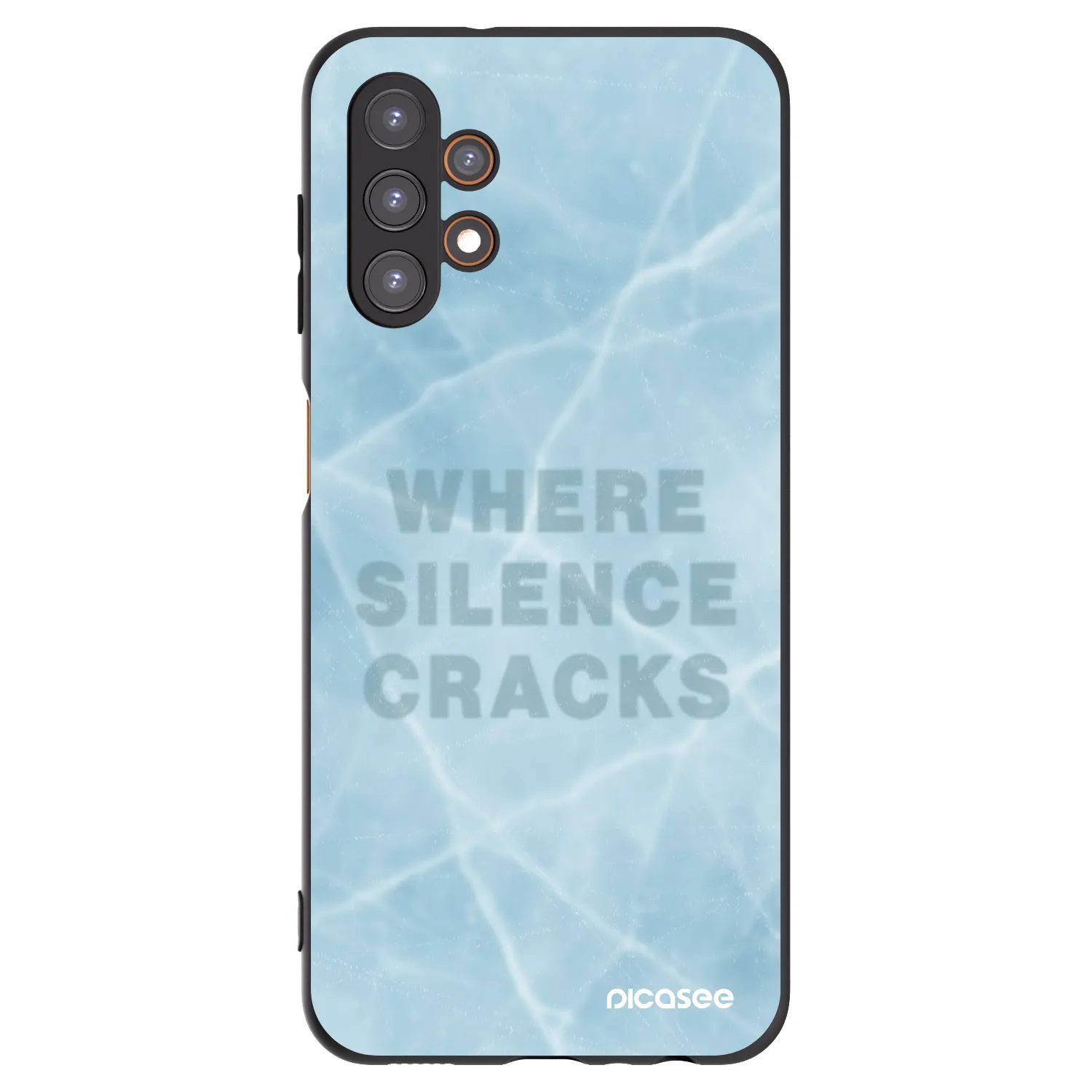 Picasee silikonový černý obal pro Samsung Galaxy A13 4G A135 - SILENCE