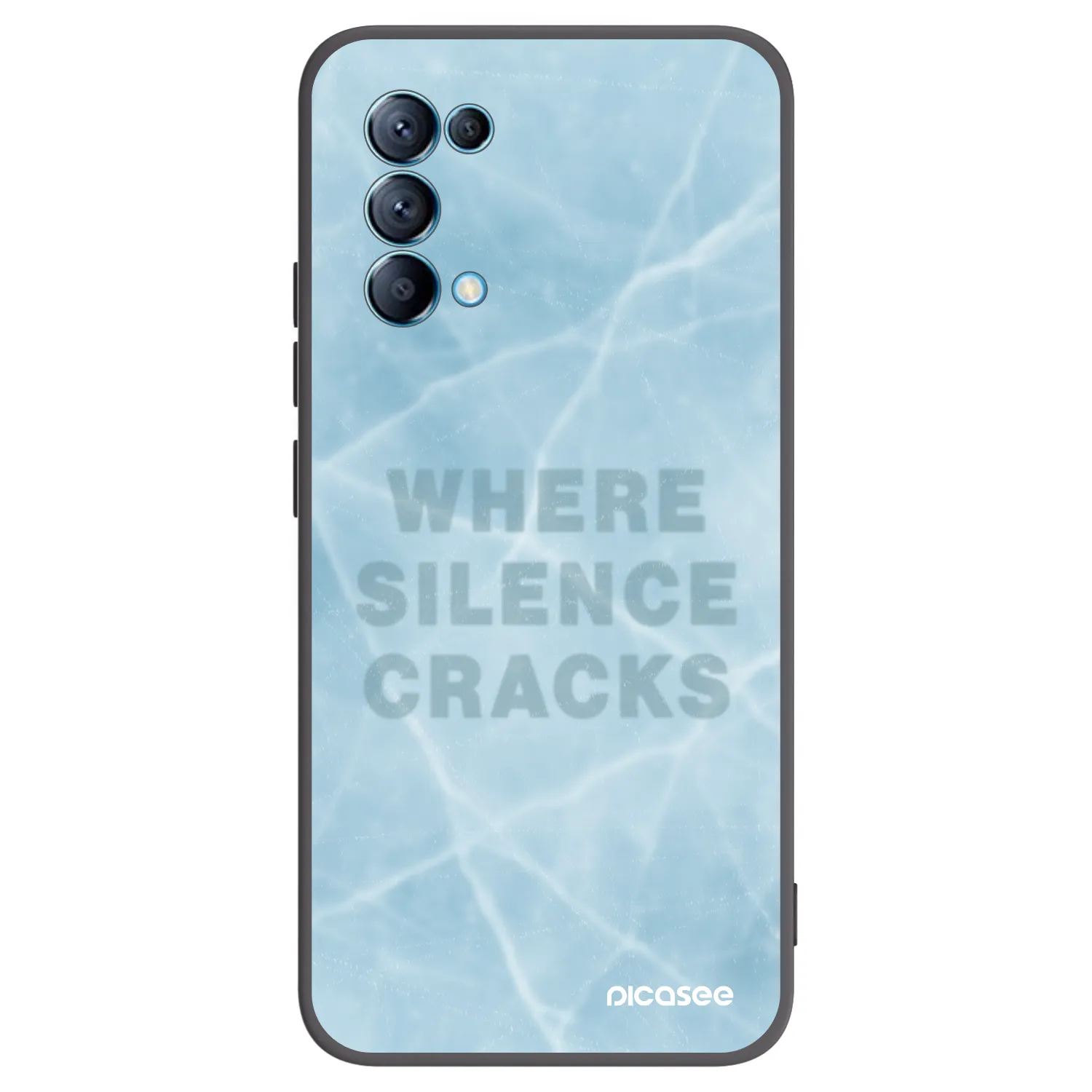 Picasee silikonový černý obal pro OPPO Reno 5 5G - SILENCE