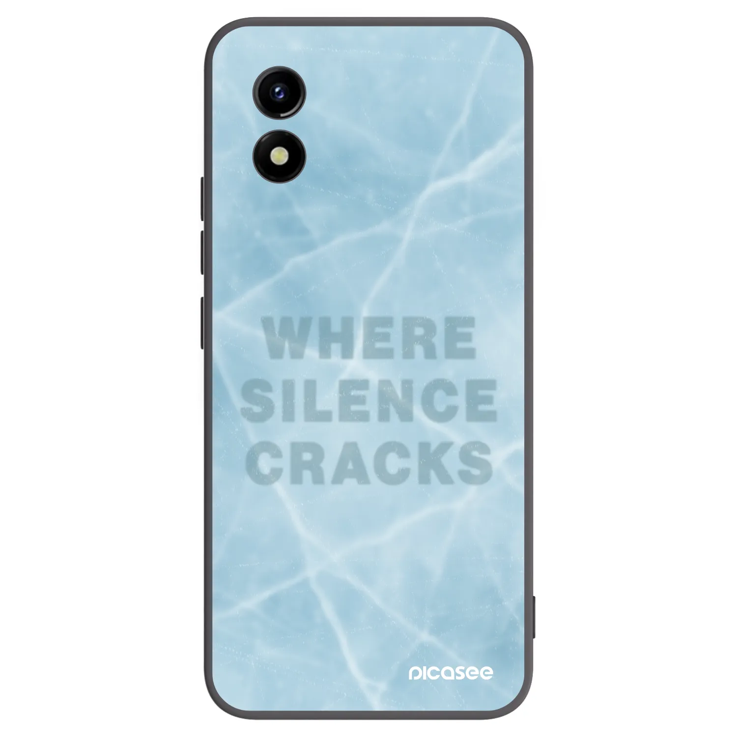 Picasee silikonový černý obal pro Vivo Y01 - SILENCE