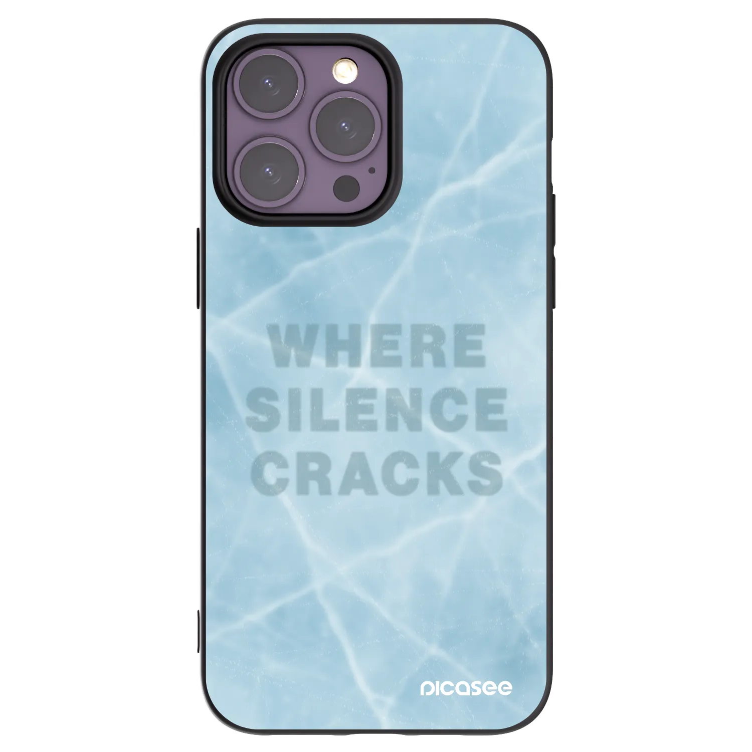 Picasee silikonový černý obal pro Apple iPhone 14 Pro Max - SILENCE
