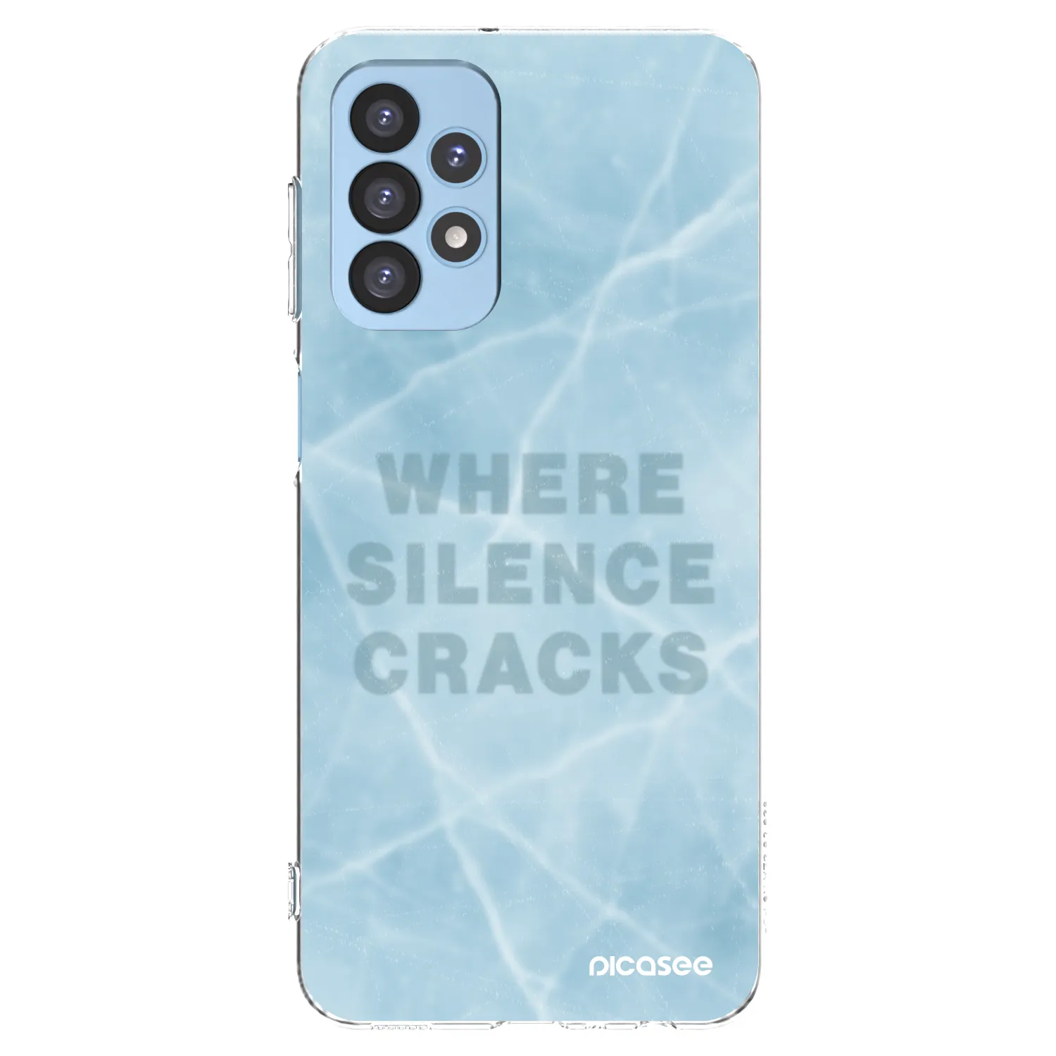 Picasee silikonový průhledný obal pro Samsung Galaxy A23 A235F 4G - SILENCE