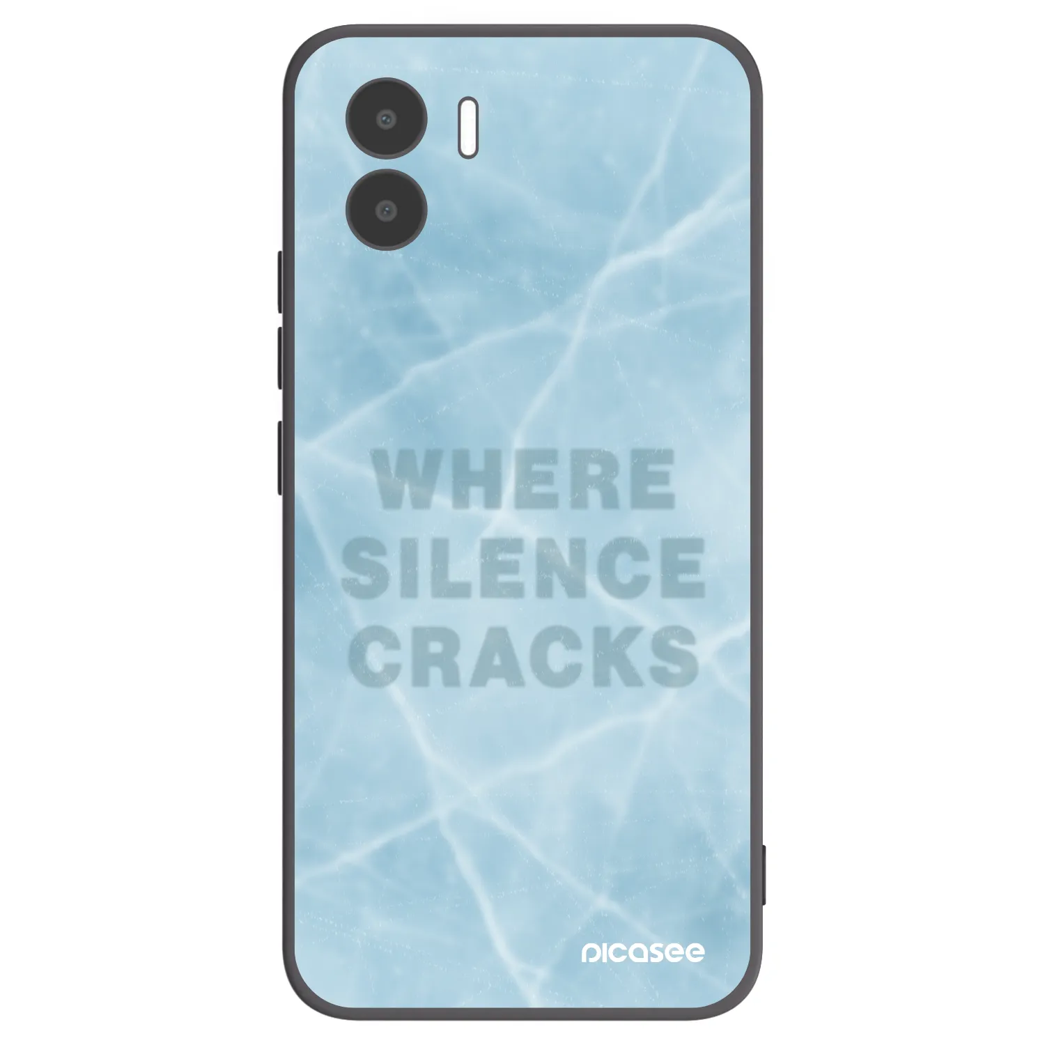 Picasee silikonový černý obal pro Xiaomi Redmi A1 - SILENCE