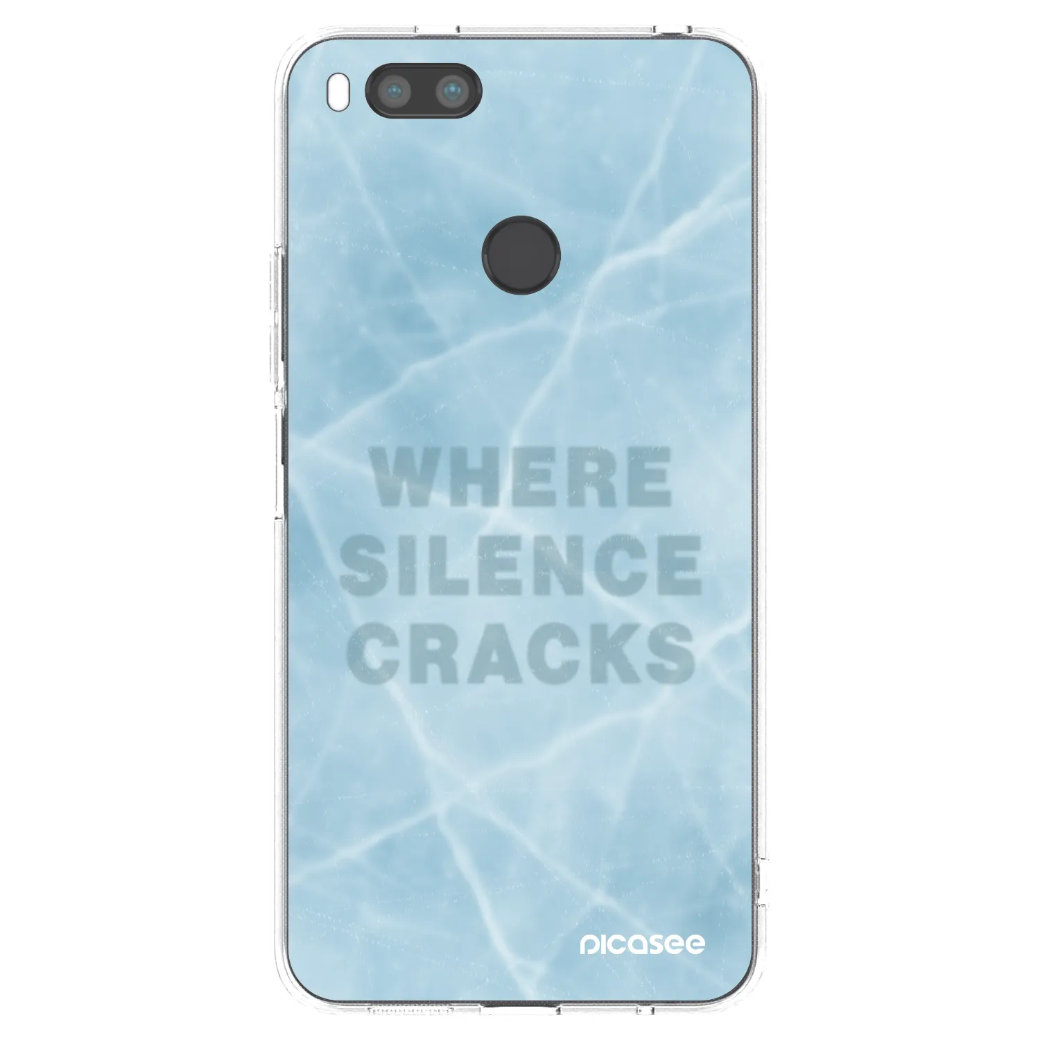 Picasee silikonový průhledný obal pro Xiaomi Redmi A1 - SILENCE