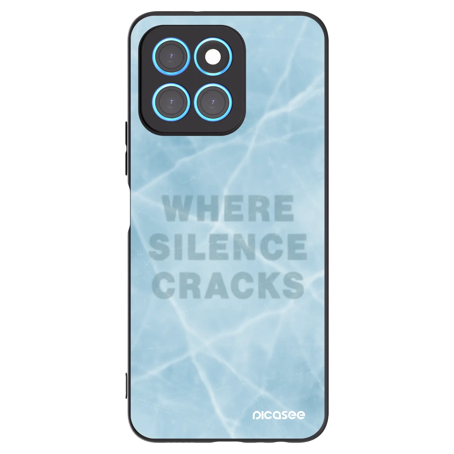 Picasee silikonový černý obal pro Honor X6 - SILENCE