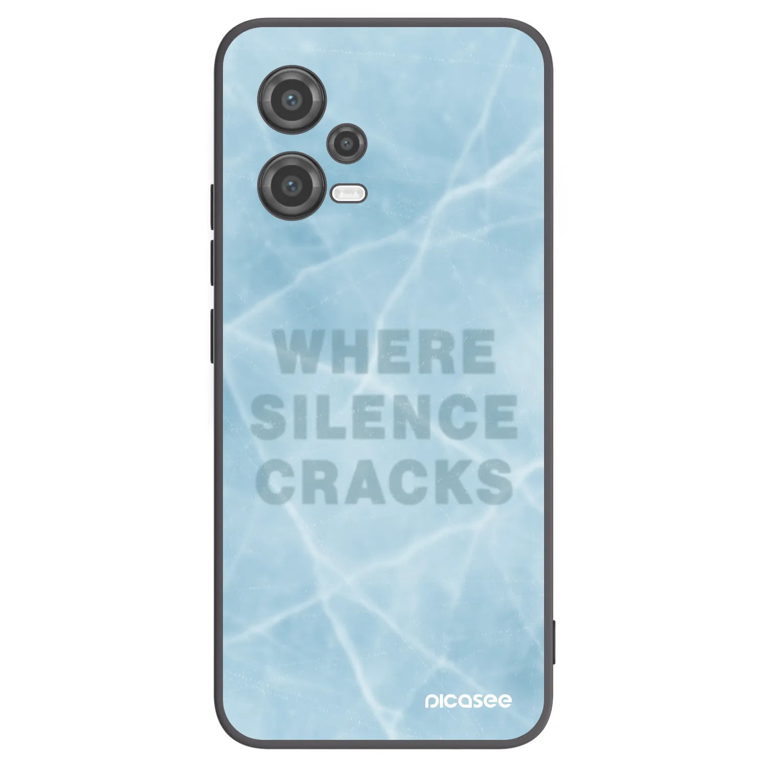 Picasee silikonový černý obal pro Xiaomi Poco X5 - SILENCE