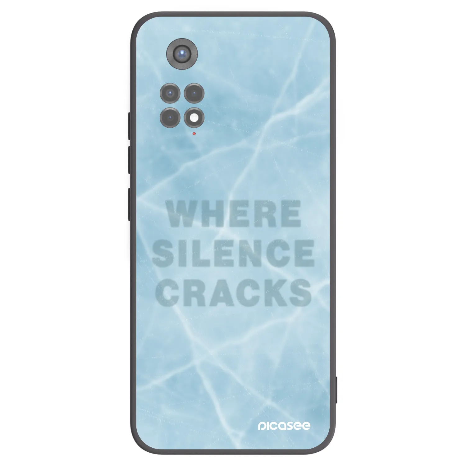Picasee silikonový černý obal pro Xiaomi Redmi Note 11S 5G - SILENCE