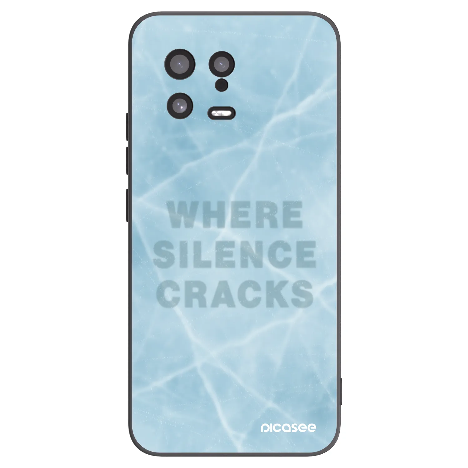 Picasee silikonový černý obal pro Xiaomi 13 - SILENCE