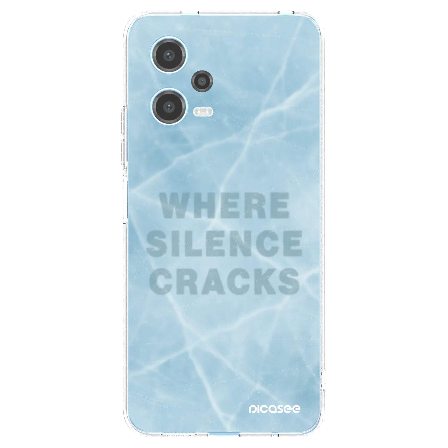 Picasee silikonový průhledný obal pro Xiaomi Redmi Note 12 5G - SILENCE