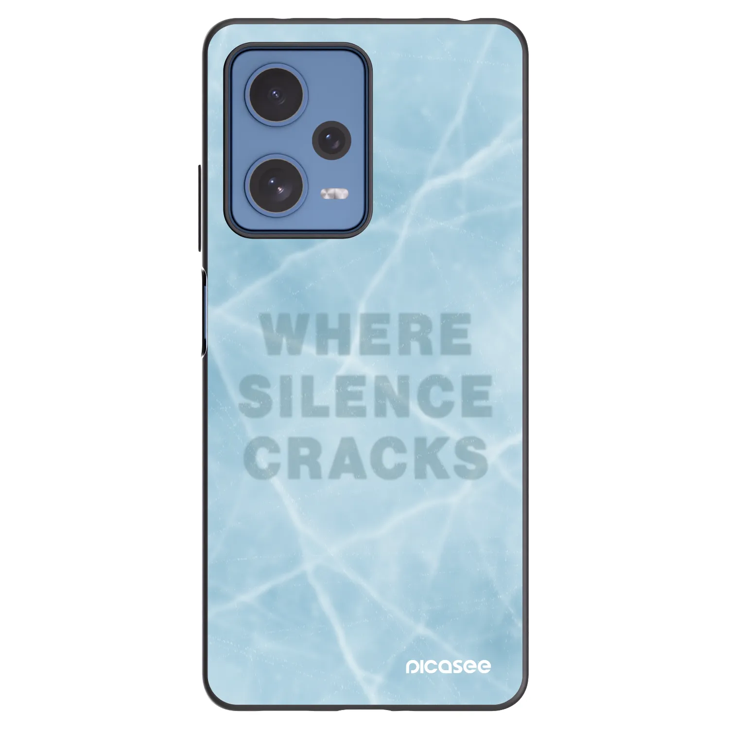 Picasee silikonový černý obal pro Xiaomi Redmi Note 12 Pro 5G - SILENCE
