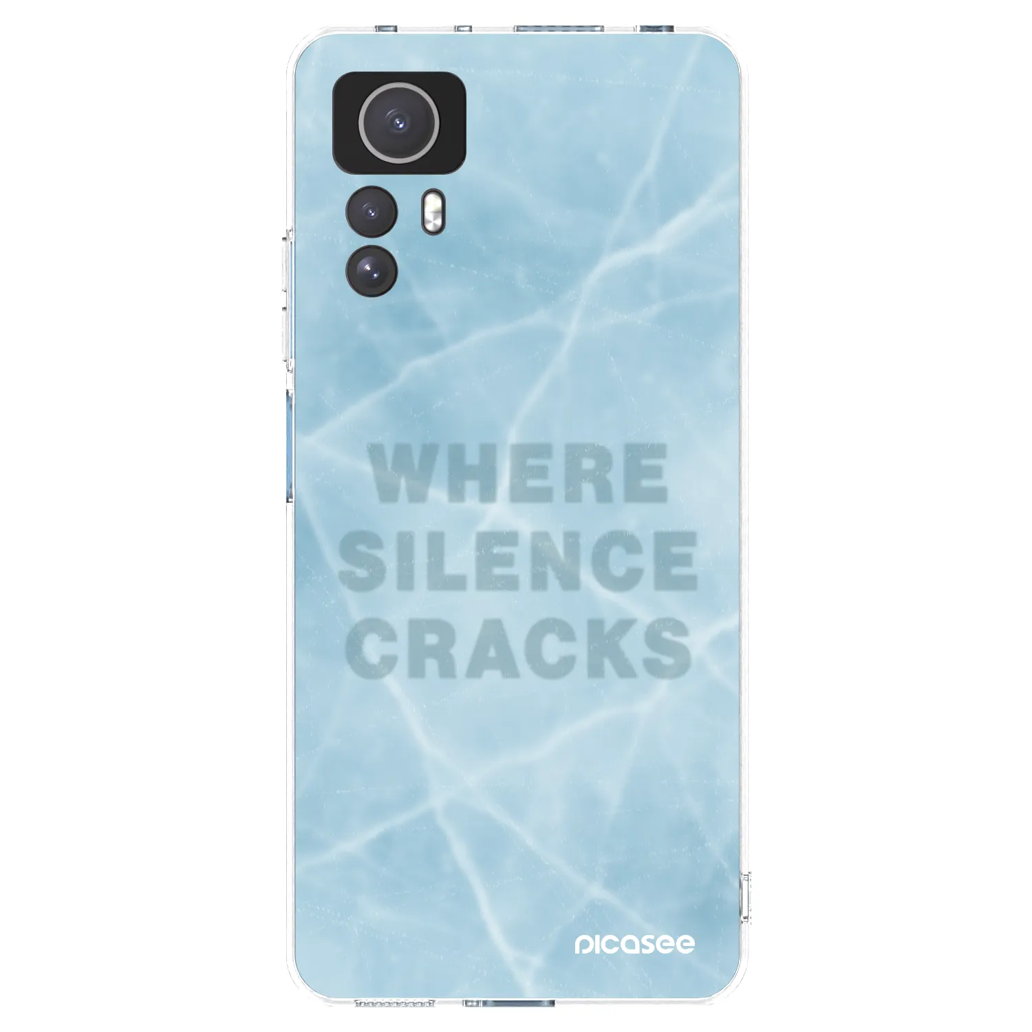 Picasee silikonový průhledný obal pro Xiaomi Redmi Note 12S - SILENCE