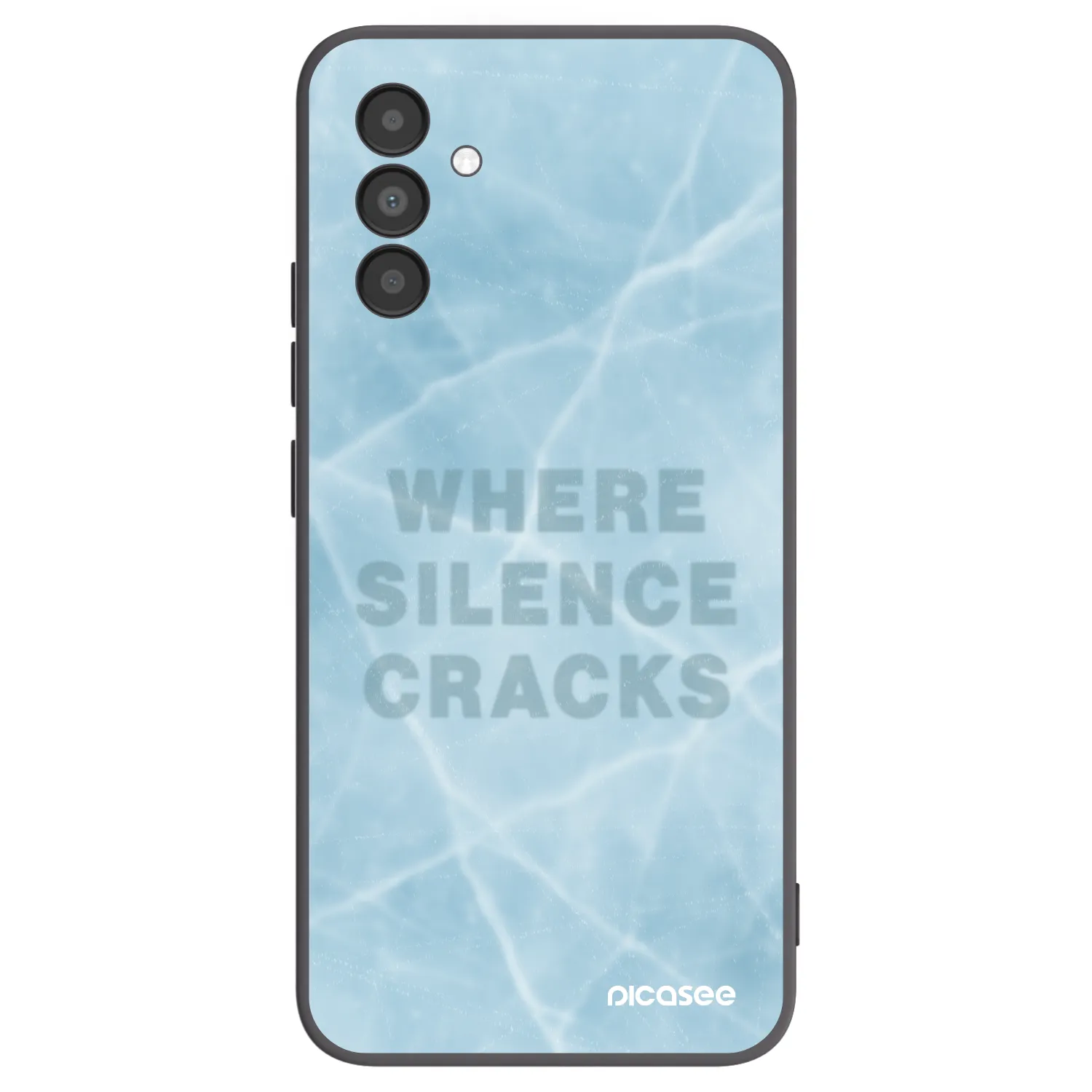Picasee silikonový černý obal pro Samsung Galaxy A04s A047F - SILENCE