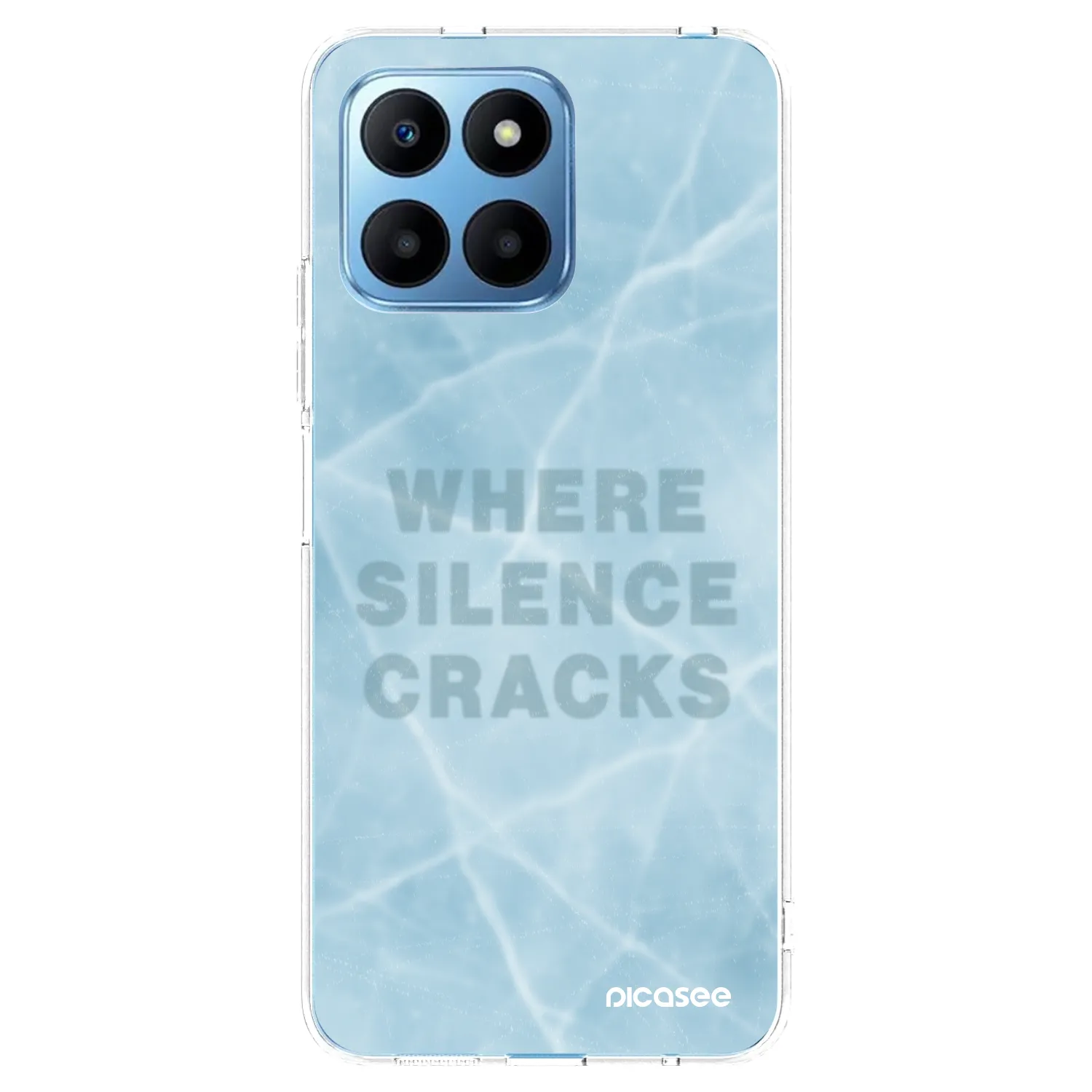 Picasee silikonový průhledný obal pro Honor 70 Lite - SILENCE