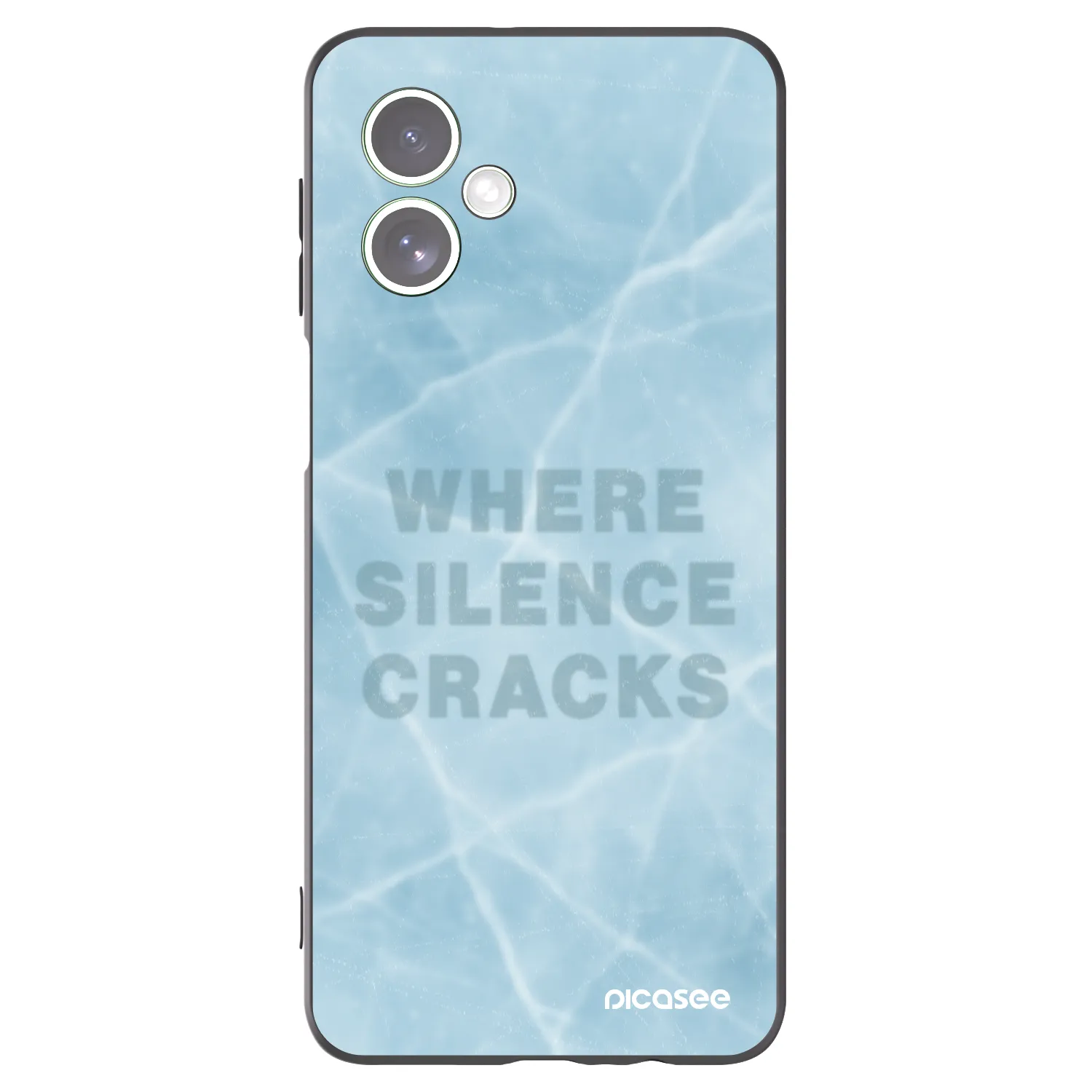 Picasee silikonový černý obal pro Motorola Moto G54 5G - SILENCE