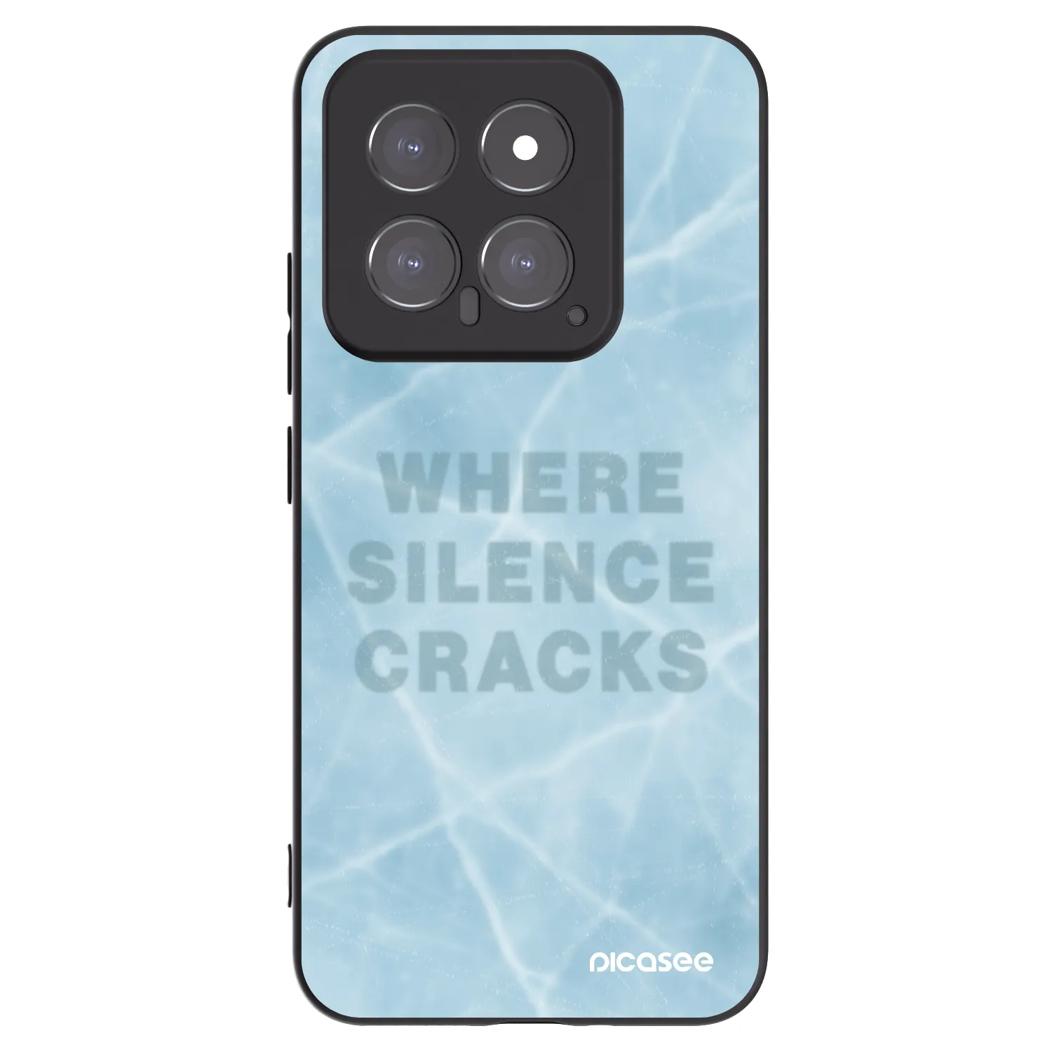 Picasee silikonový černý obal pro Xiaomi 14 - SILENCE