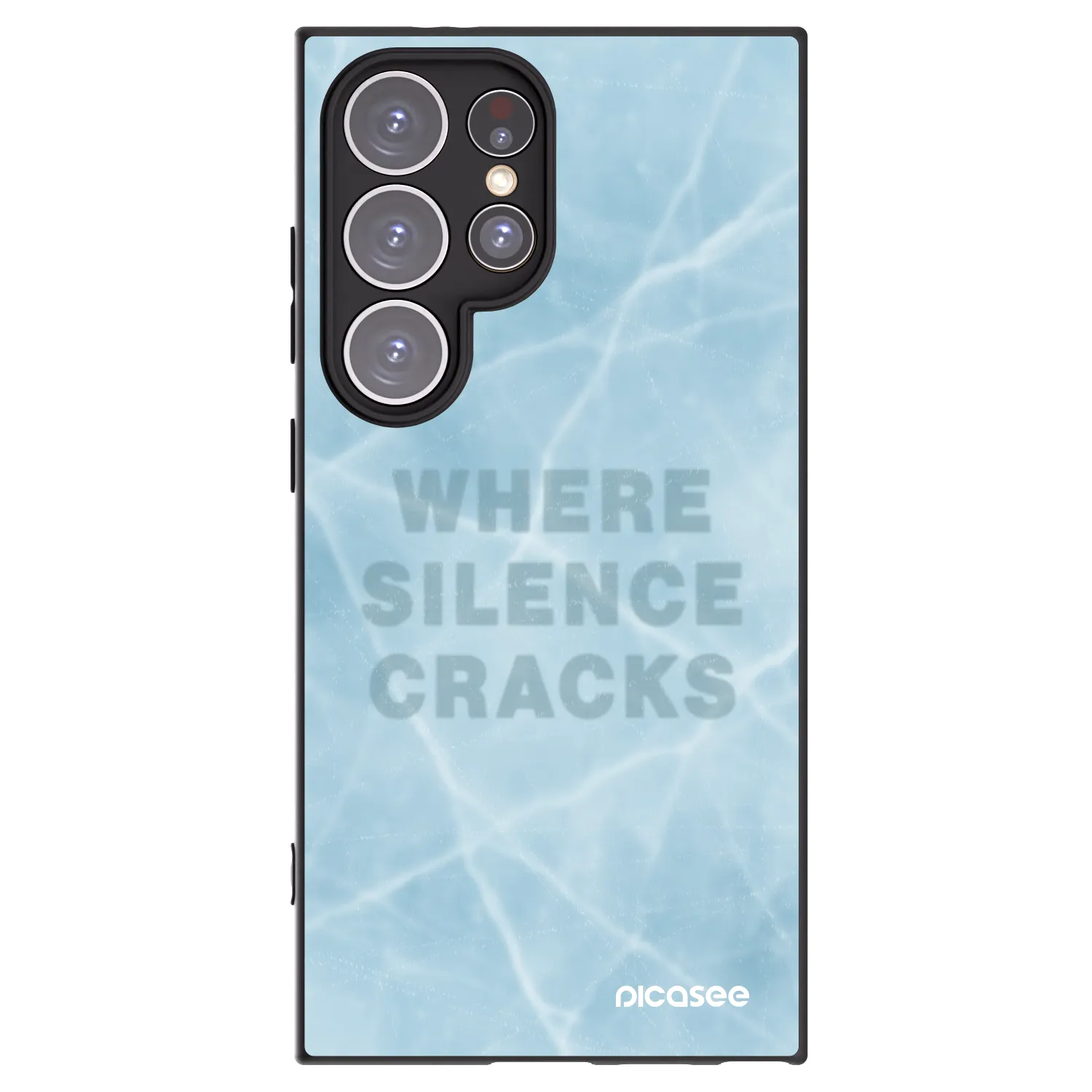 Picasee silikonový černý obal pro Samsung Galaxy S24 Ultra S928B 5G - SILENCE