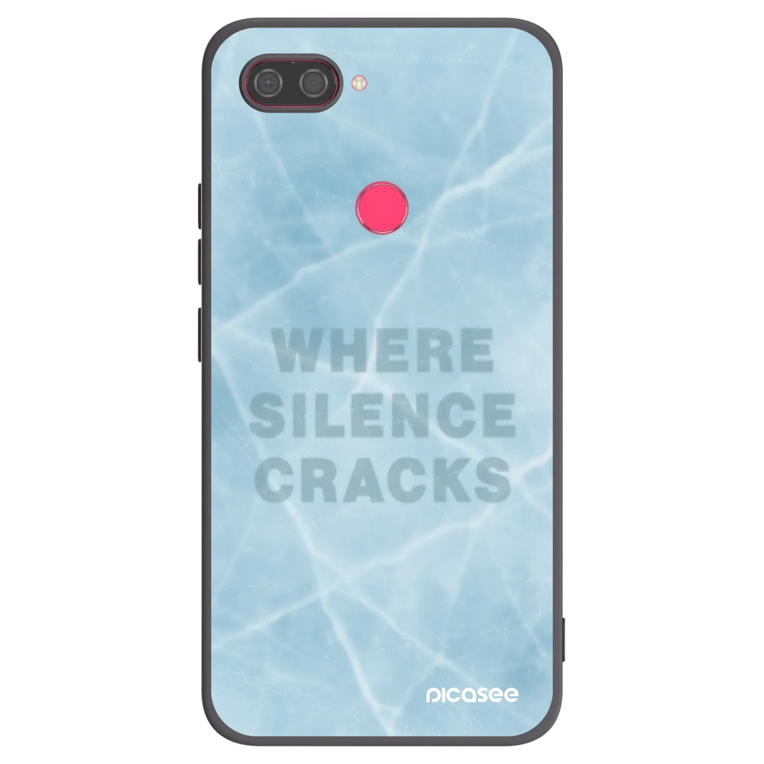 Picasee silikonový černý obal pro Xiaomi Mi 8 Lite - SILENCE