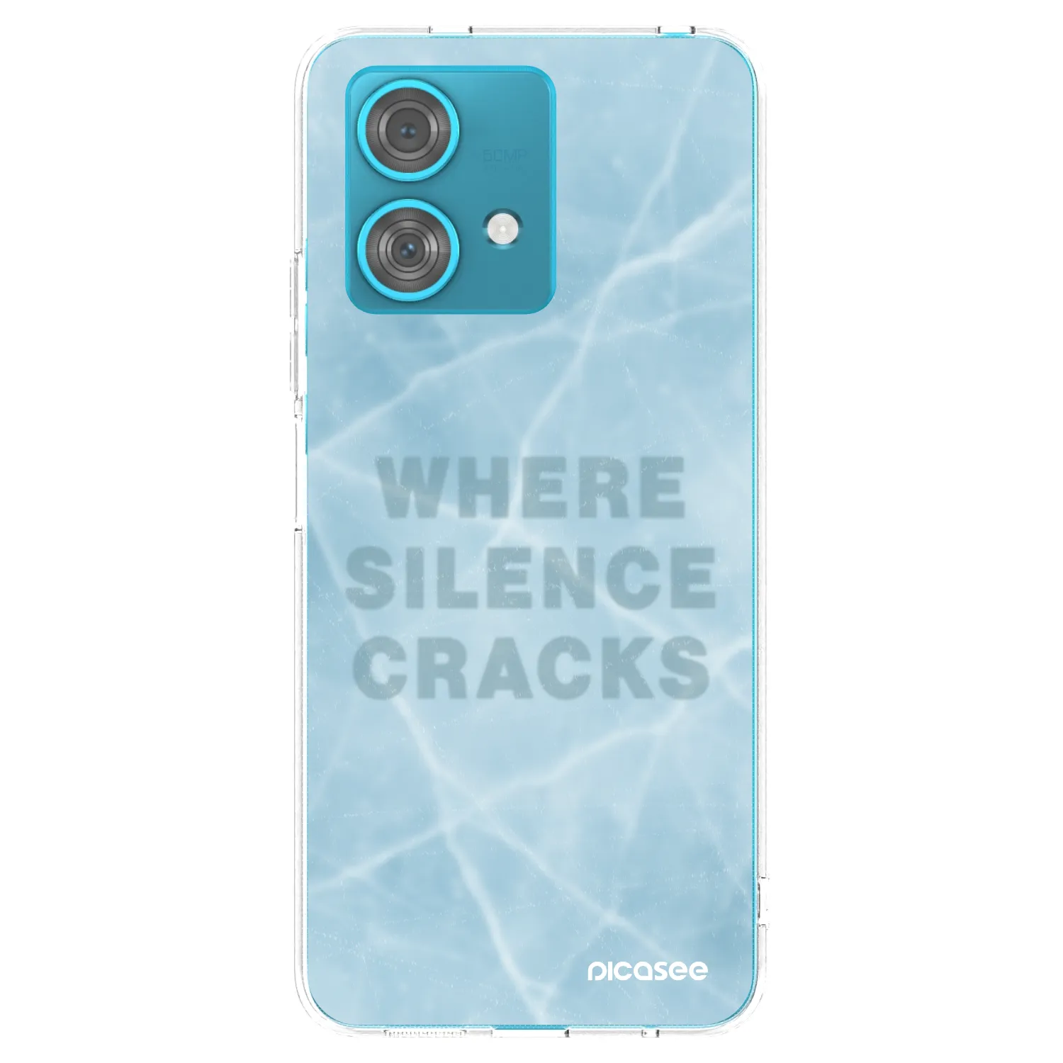 Picasee silikonový průhledný obal pro Motorola Edge 40 Neo - SILENCE