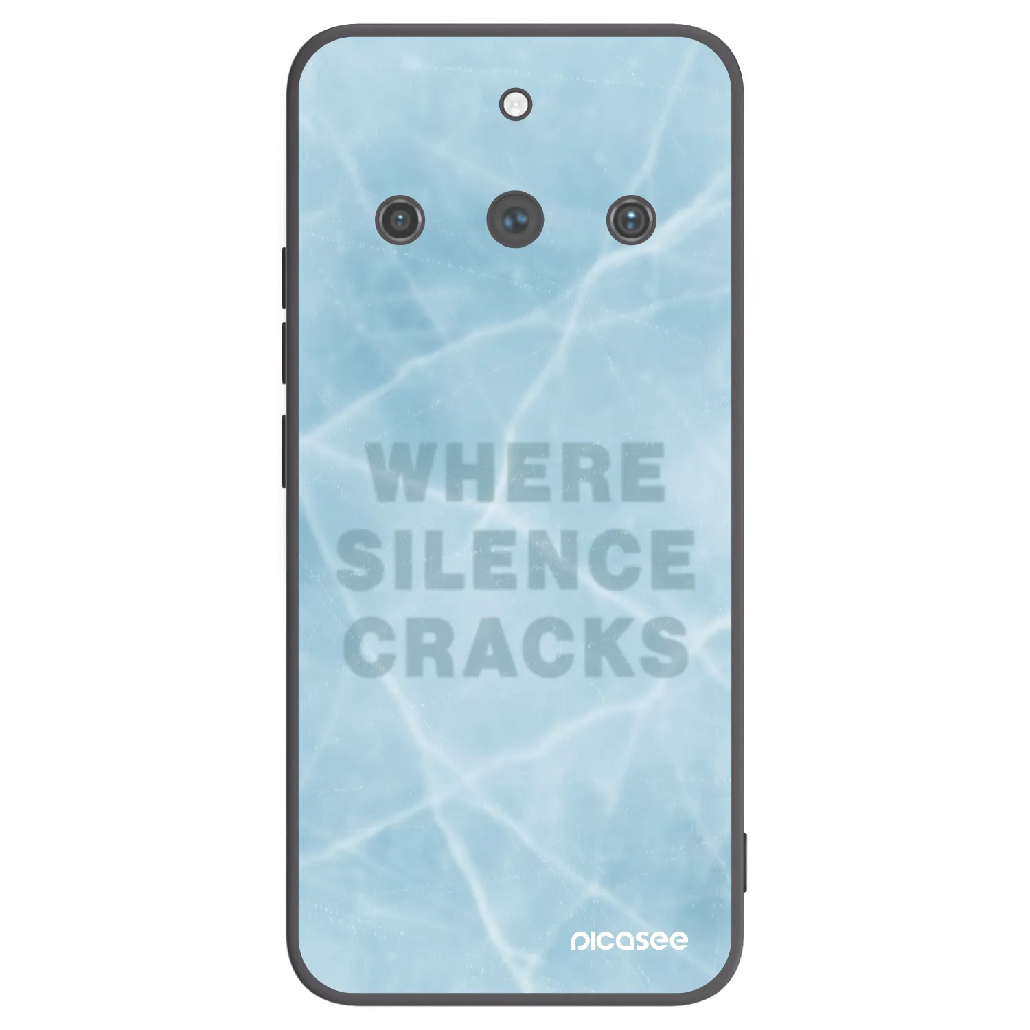 Picasee silikonový černý obal pro Realme 11 Pro+ - SILENCE