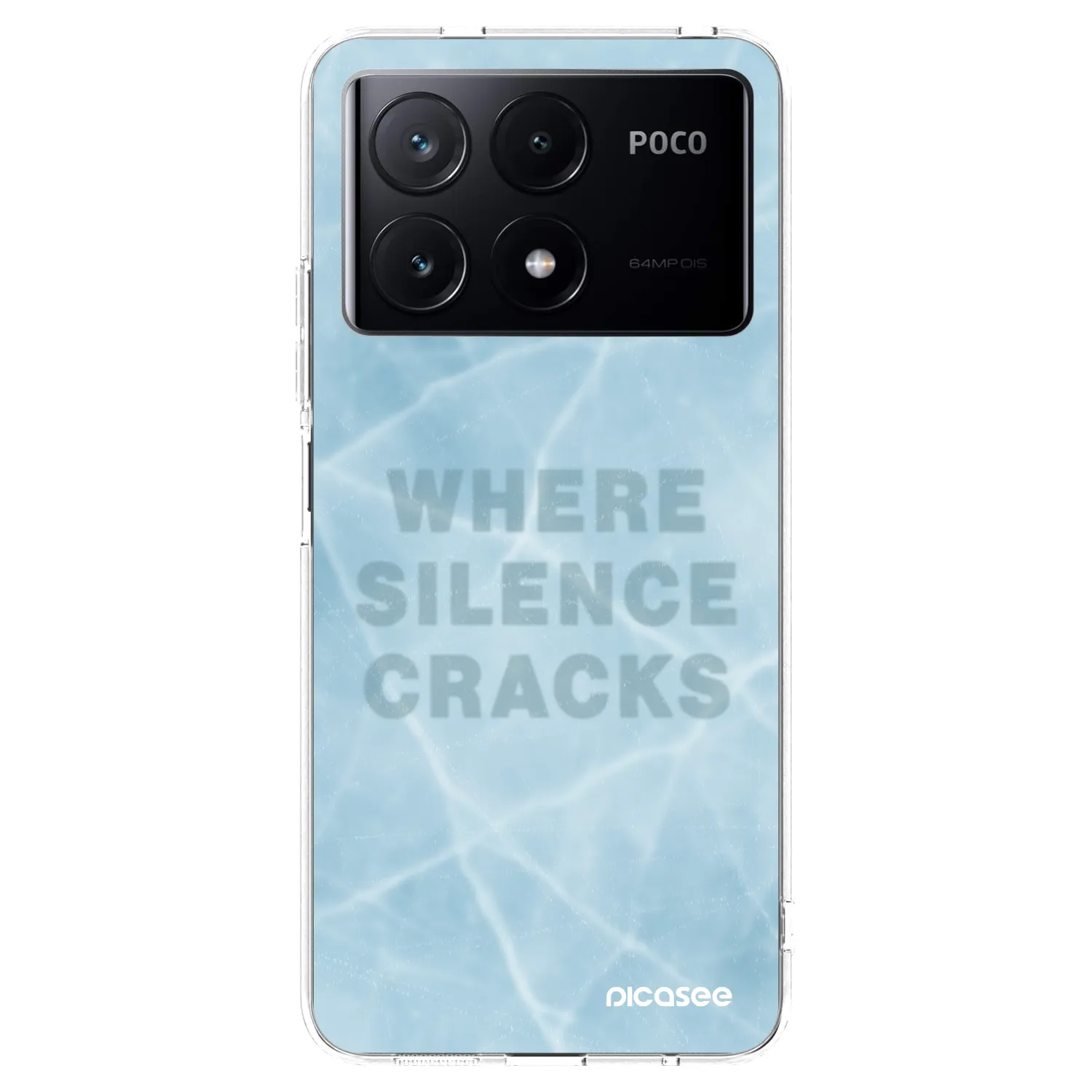 Picasee silikonový průhledný obal pro Xiaomi Poco X6 Pro - SILENCE