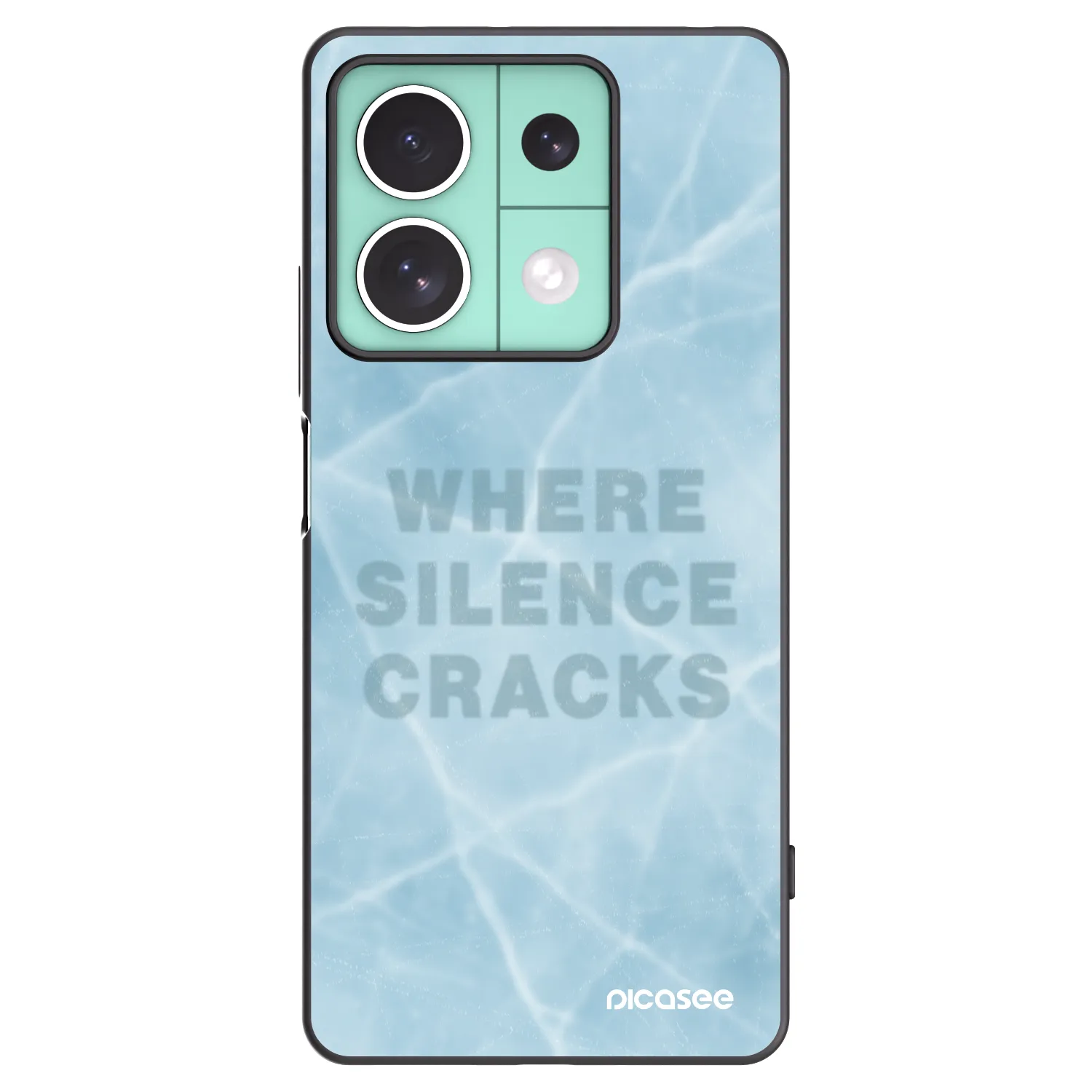 Picasee silikonový černý obal pro Xiaomi Redmi Note 13 5G - SILENCE