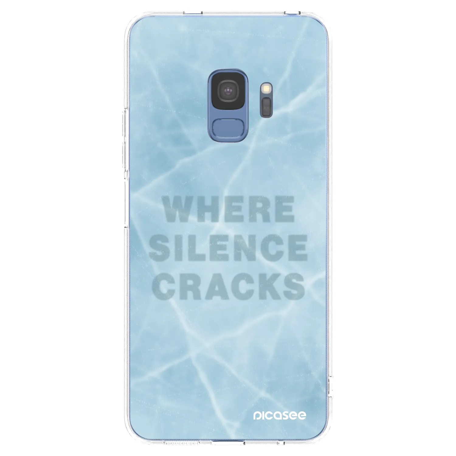 Picasee silikonový průhledný obal pro Samsung Galaxy S9 G960F - SILENCE