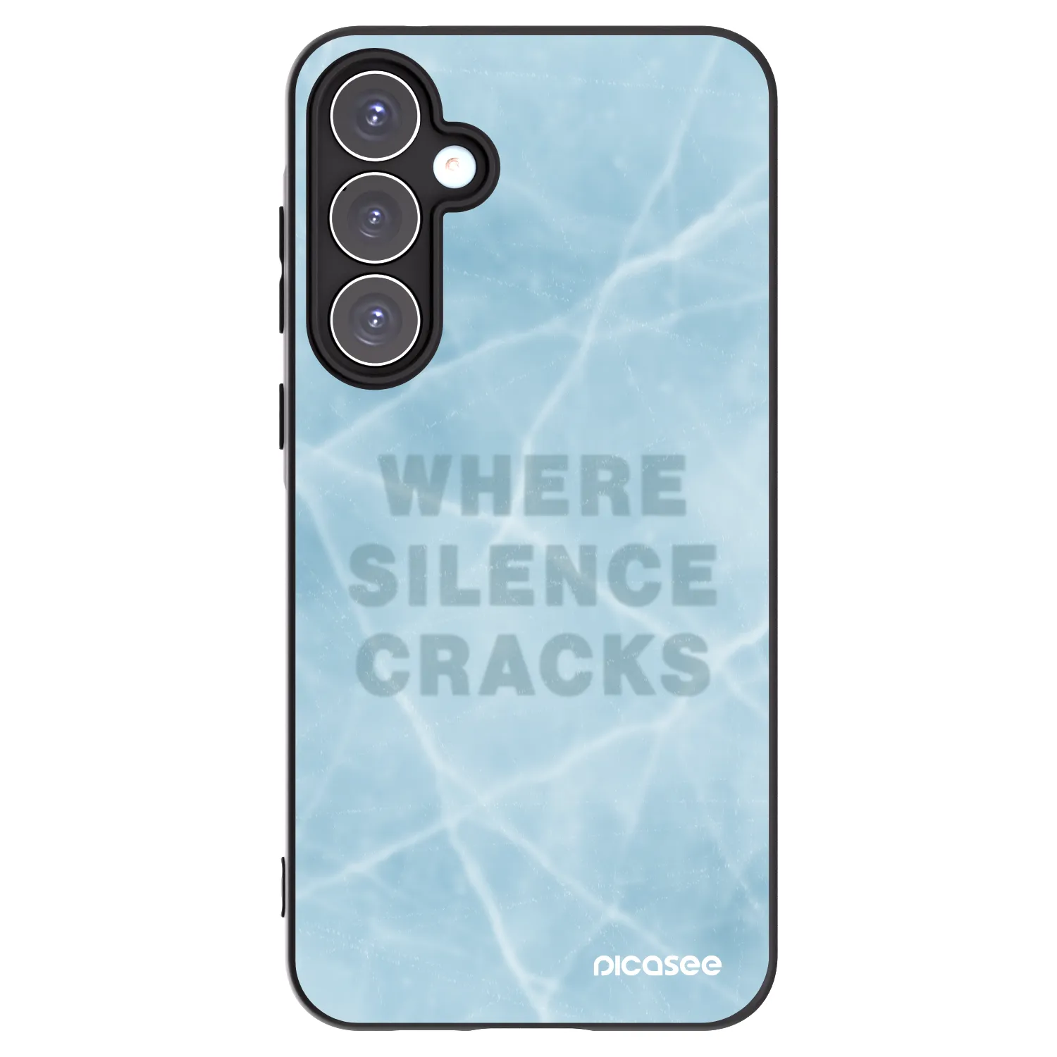 Picasee silikonový černý obal pro Samsung Galaxy A55 5G A556B - SILENCE