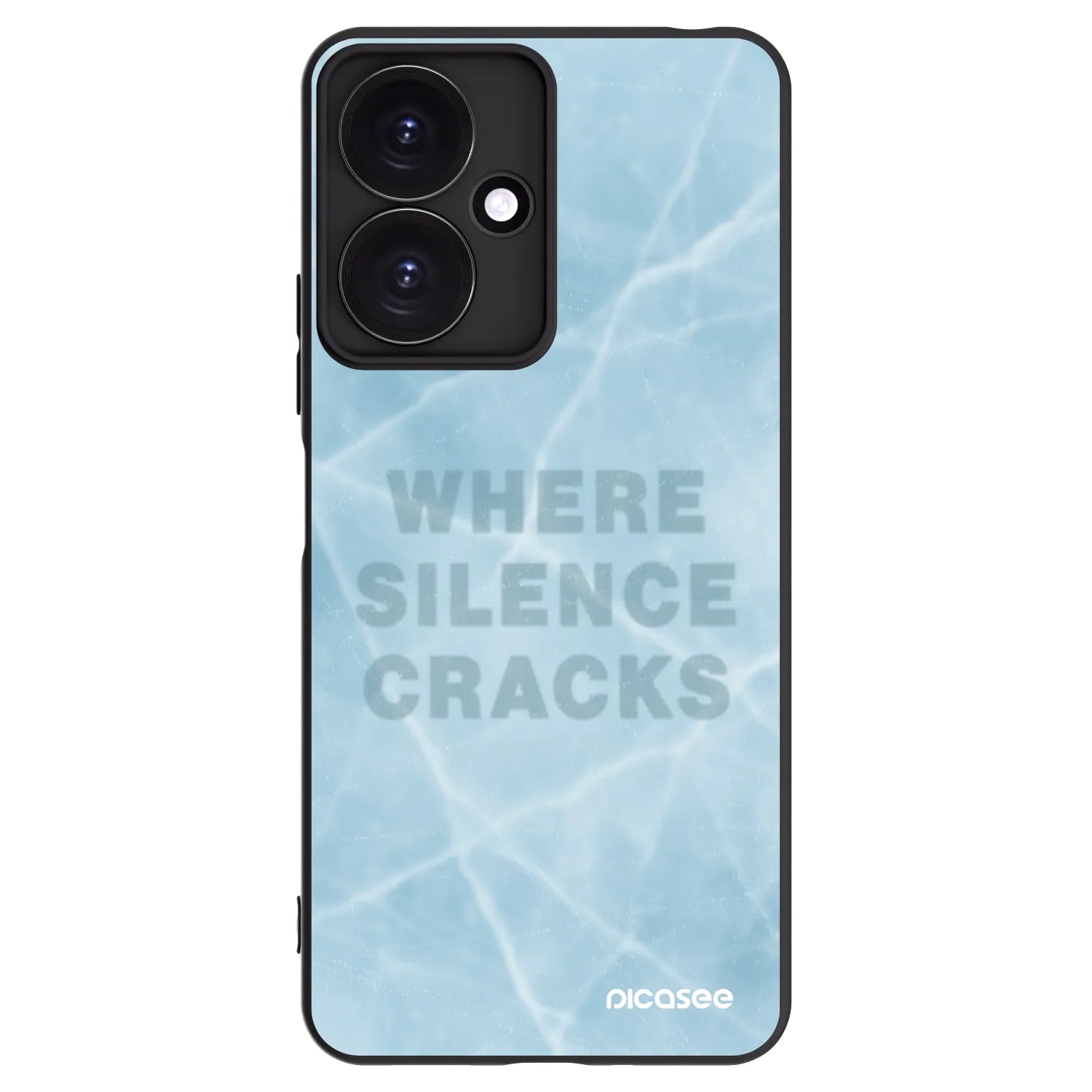 Picasee silikonový černý obal pro Xiaomi Redmi 13C 5G - SILENCE