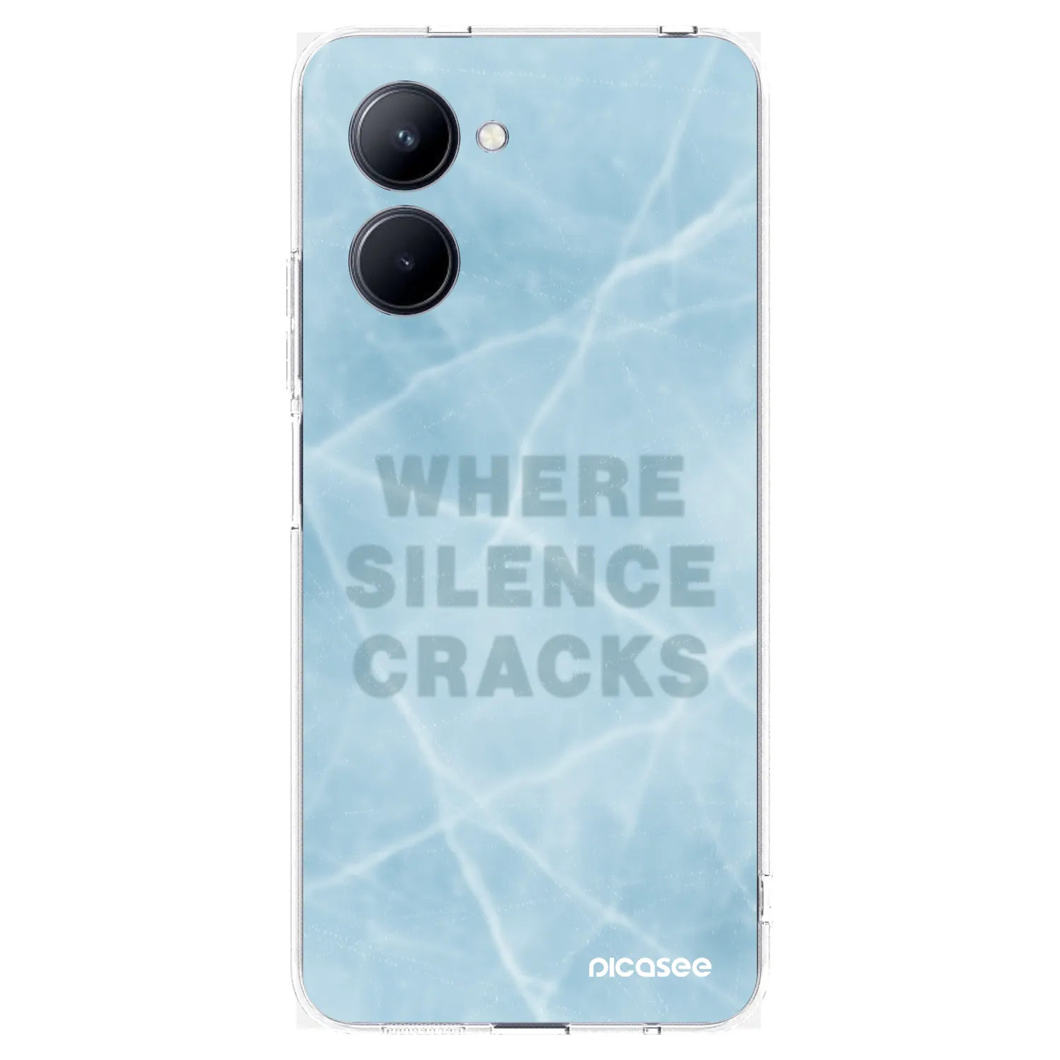 Picasee silikonový průhledný obal pro Realme C33 (2023) - SILENCE