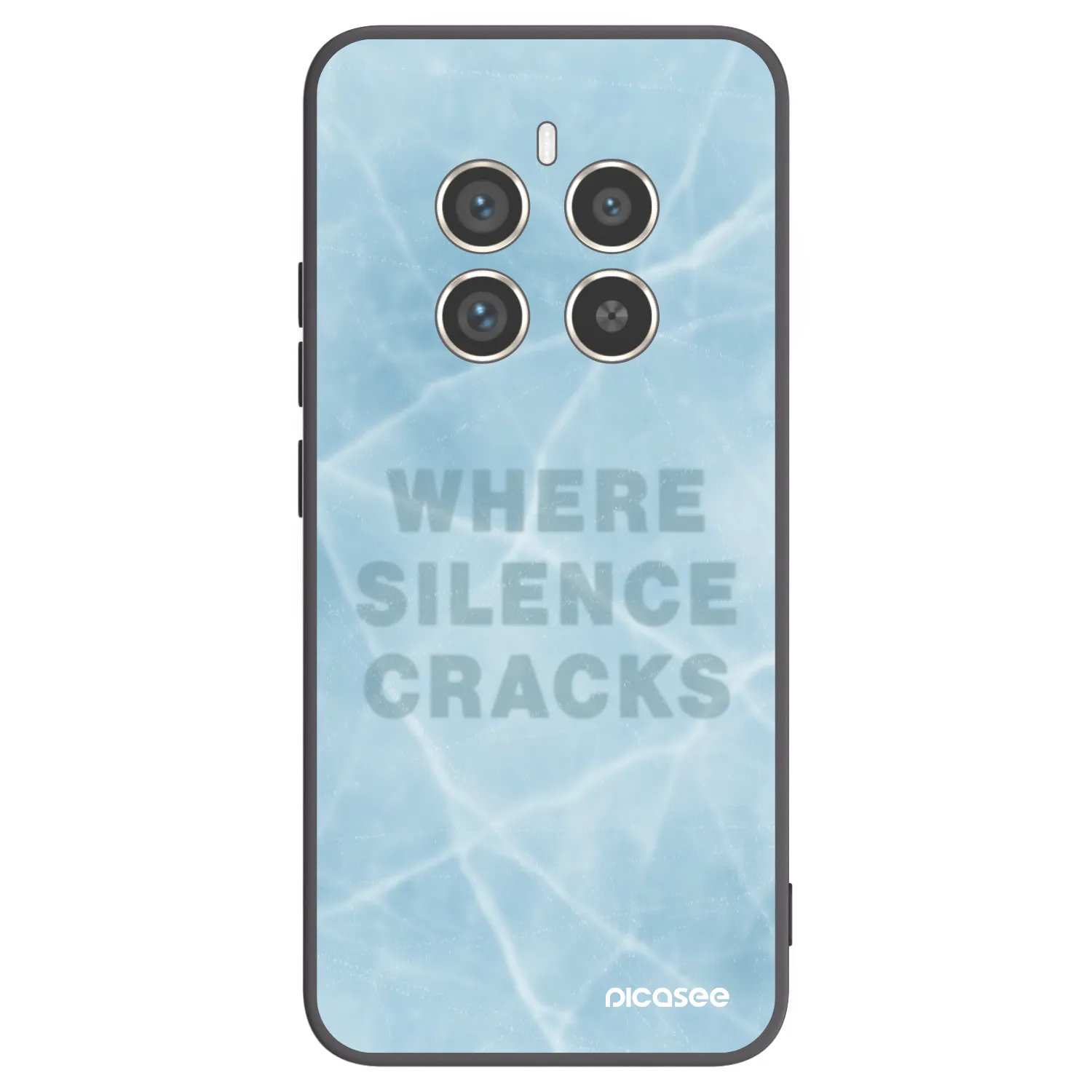 Picasee silikonový černý obal pro Realme 12 Pro 5G - SILENCE