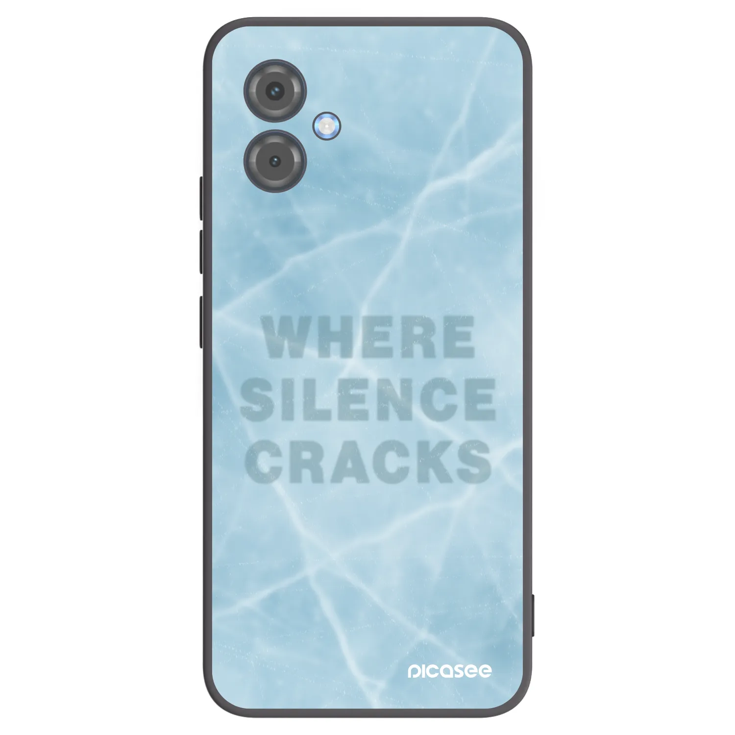 Picasee silikonový černý obal pro Motorola Moto G14 - SILENCE