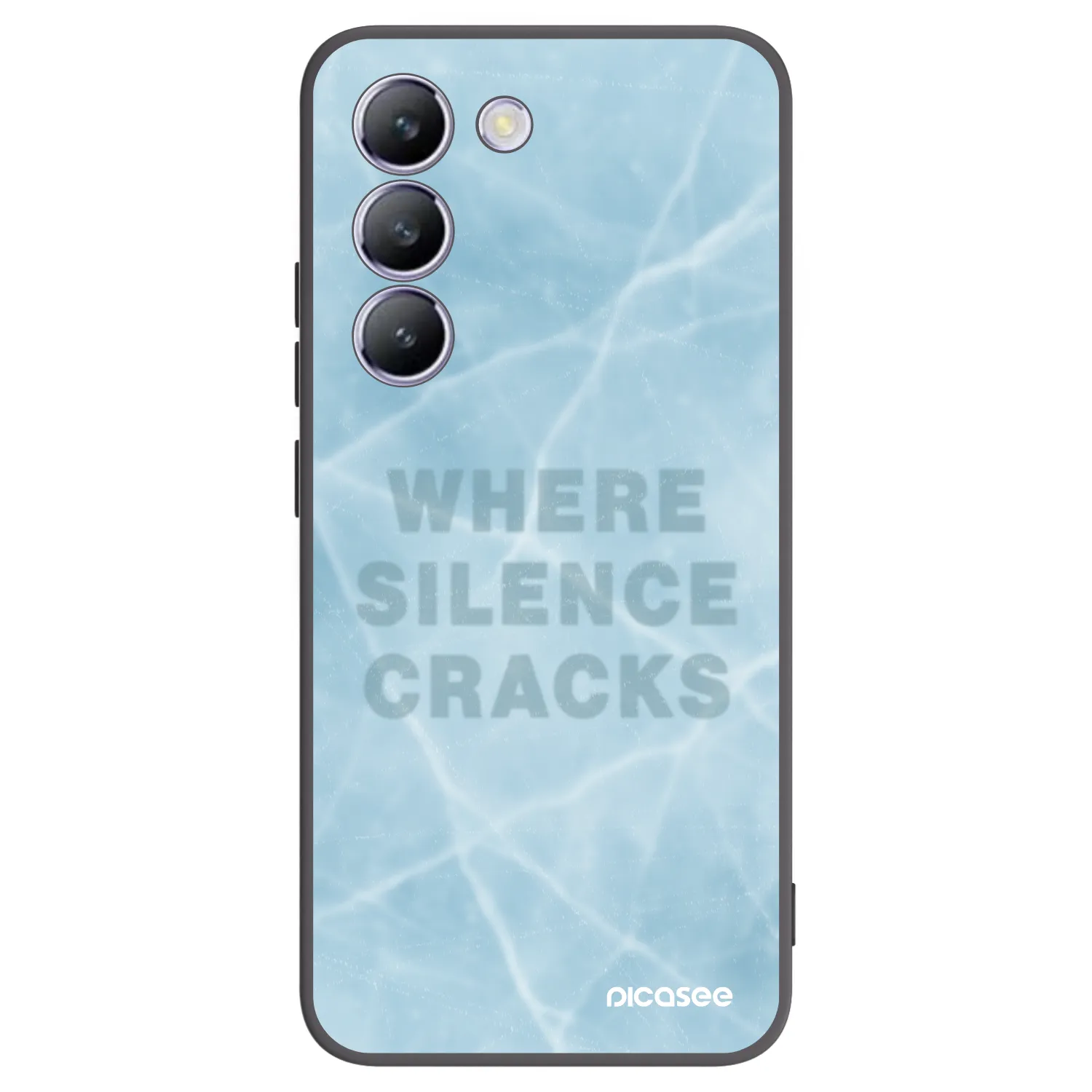 Picasee silikonový černý obal pro Vivo V40 SE 5G - SILENCE