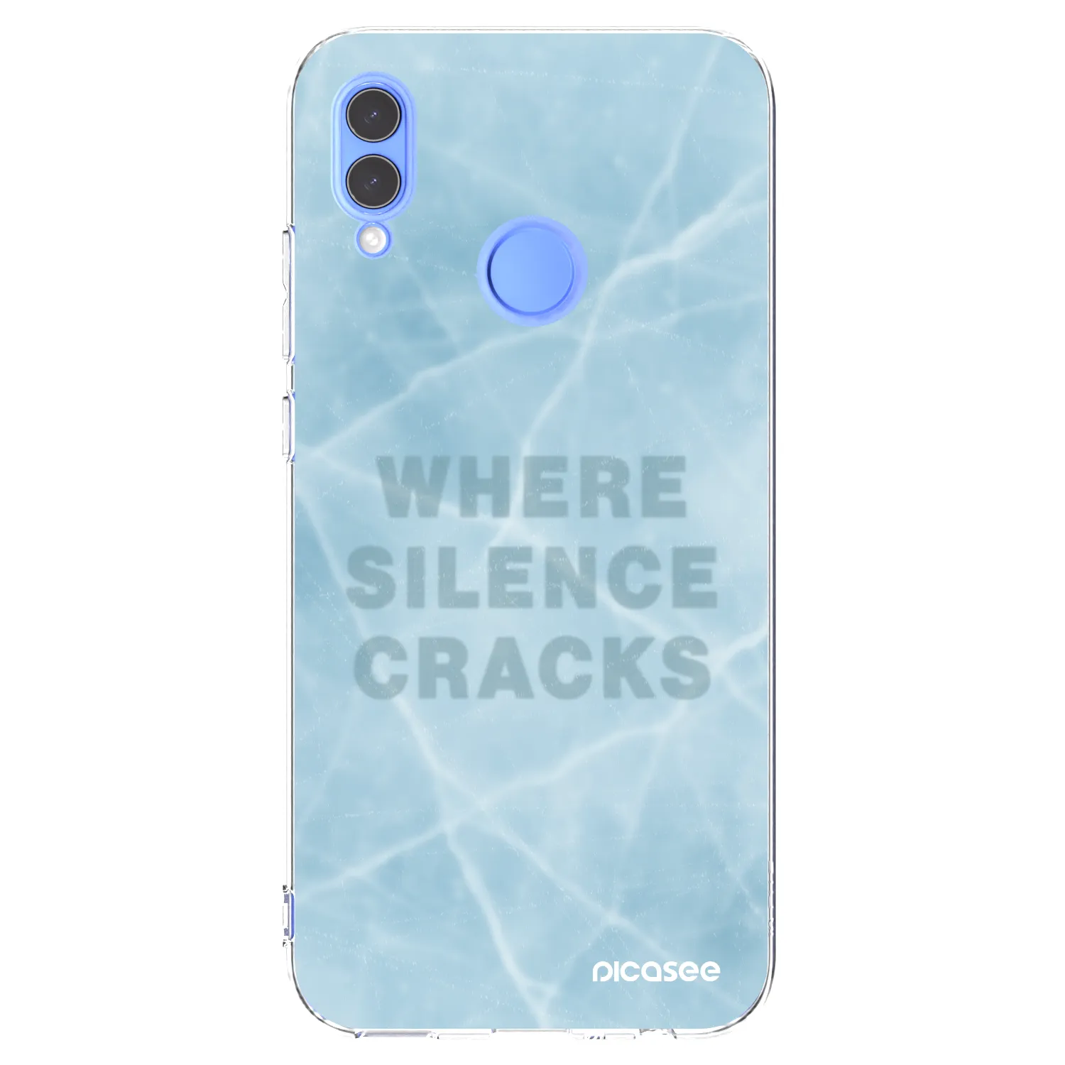 Picasee silikonový průhledný obal pro Honor 10 Lite - SILENCE