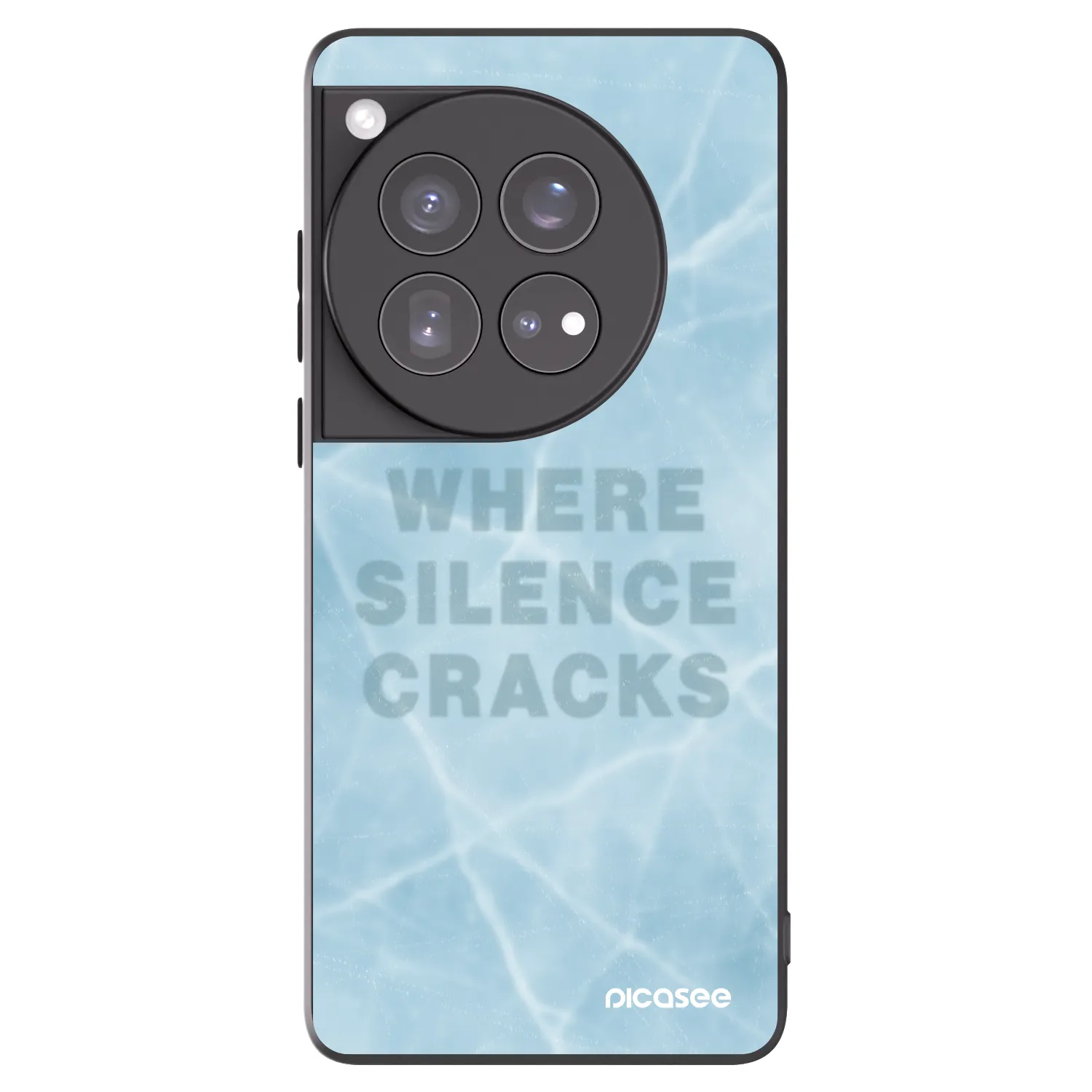 Picasee silikonový černý obal pro OnePlus 12 5G - SILENCE