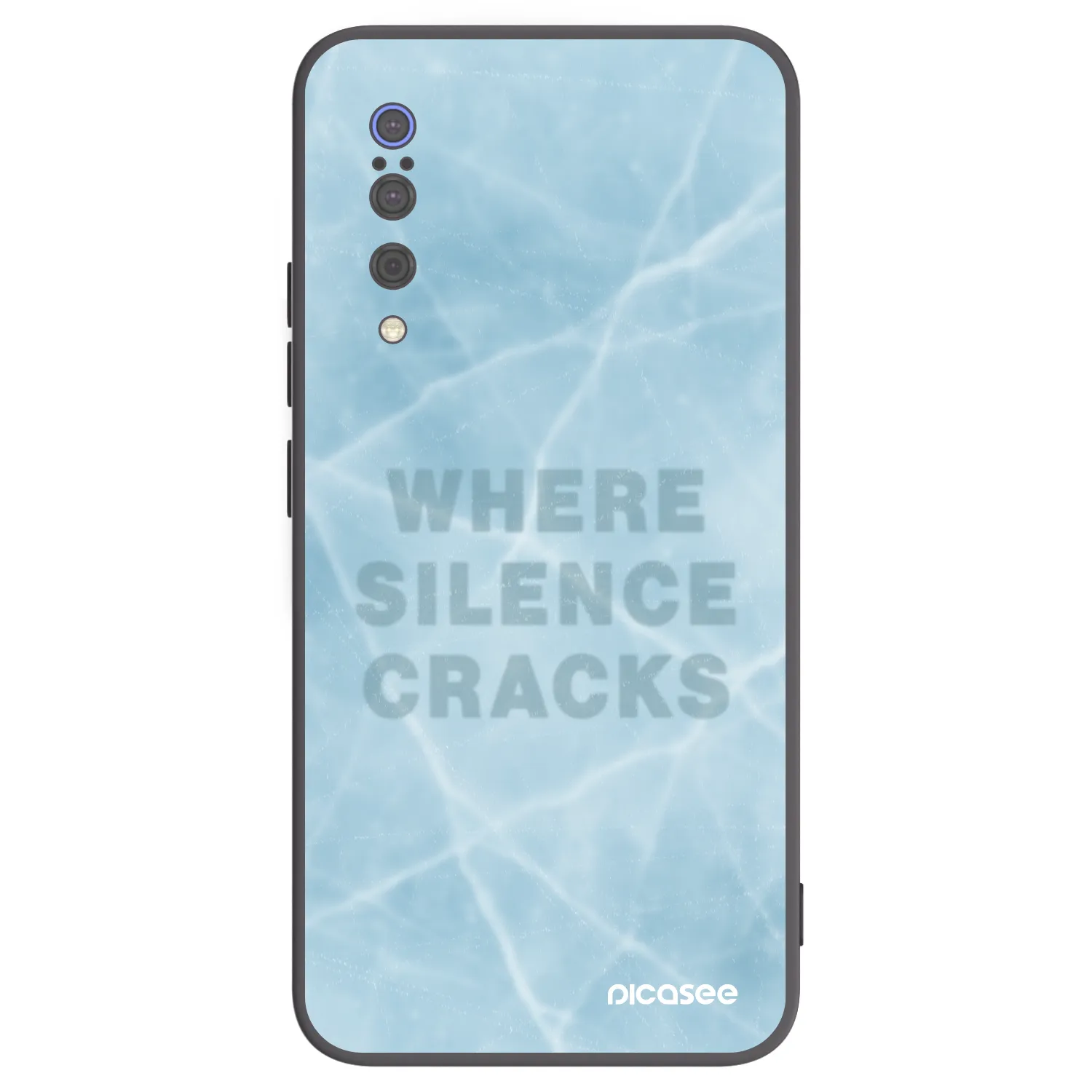 Picasee silikonový černý obal pro Xiaomi Mi 9 - SILENCE