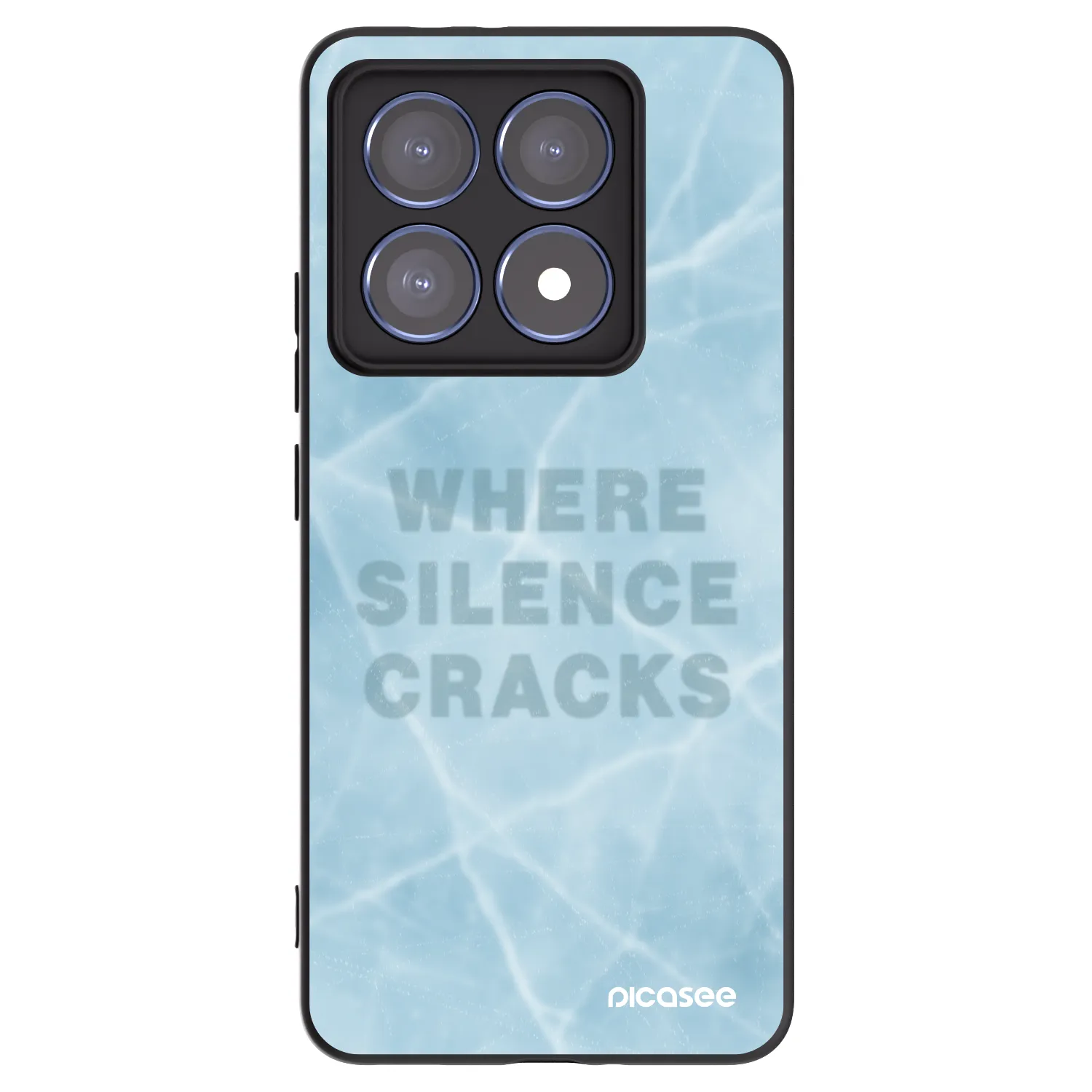 Picasee silikonový černý obal pro Xiaomi 14T Pro - SILENCE