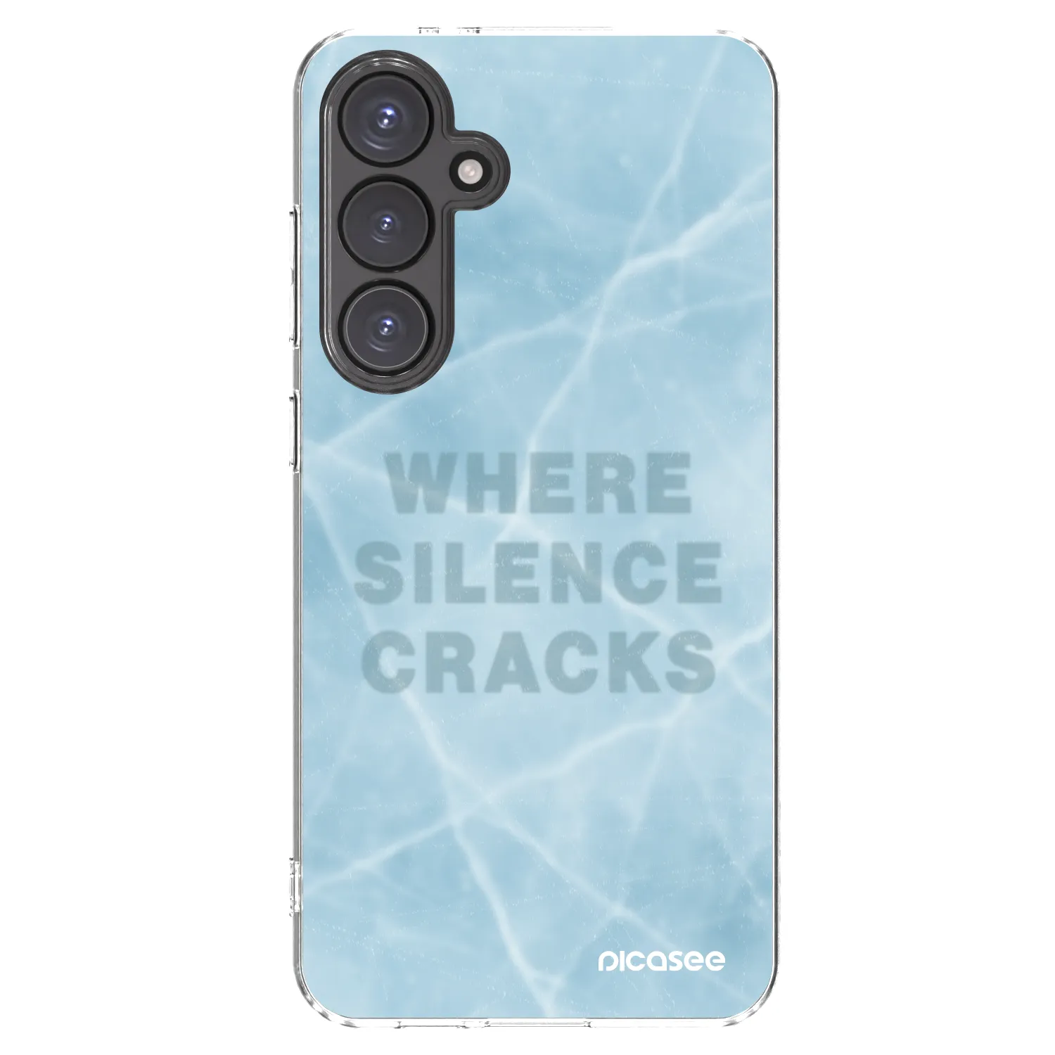Picasee silikonový průhledný obal pro Samsung Galaxy S24 FE S721B - SILENCE
