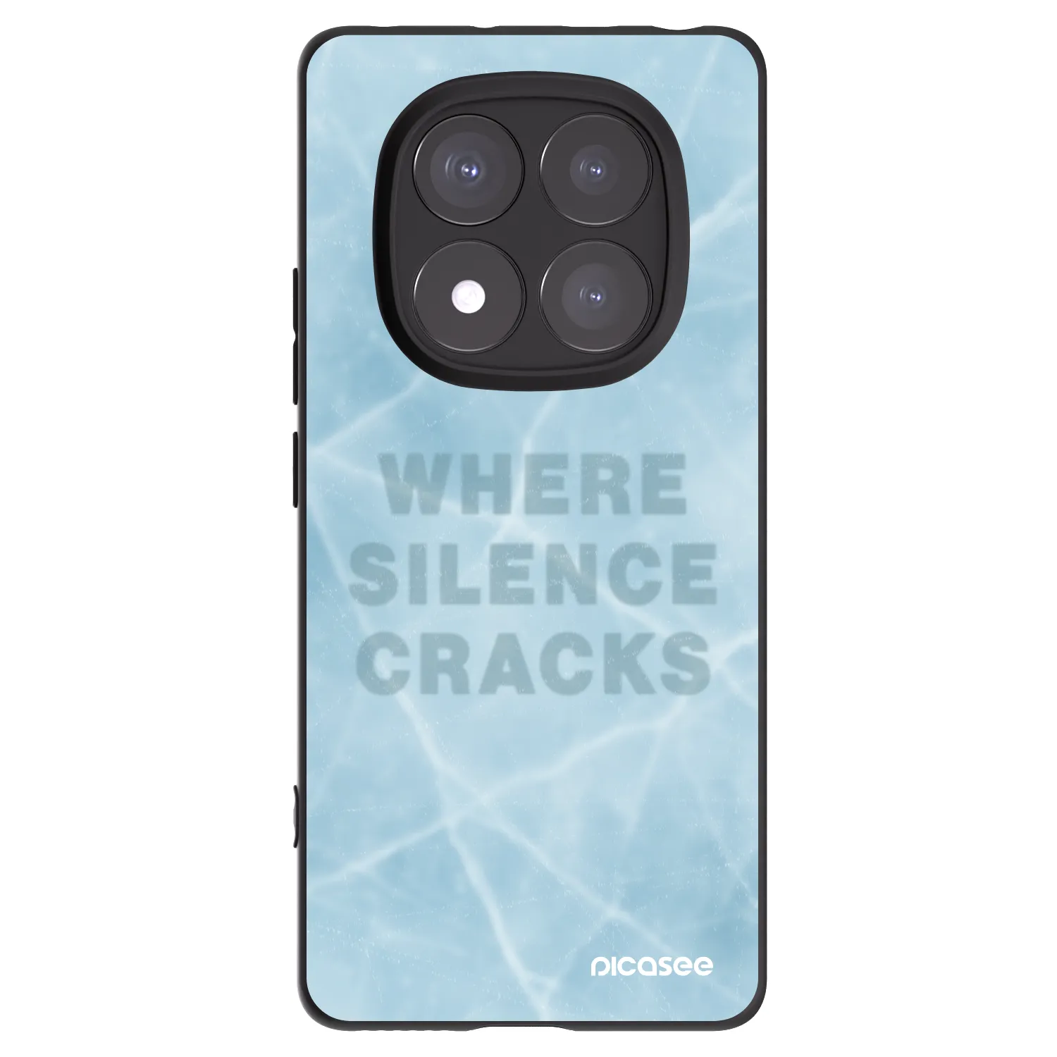 Picasee silikonový černý obal pro Xiaomi Redmi Note 14 Pro 5G - SILENCE