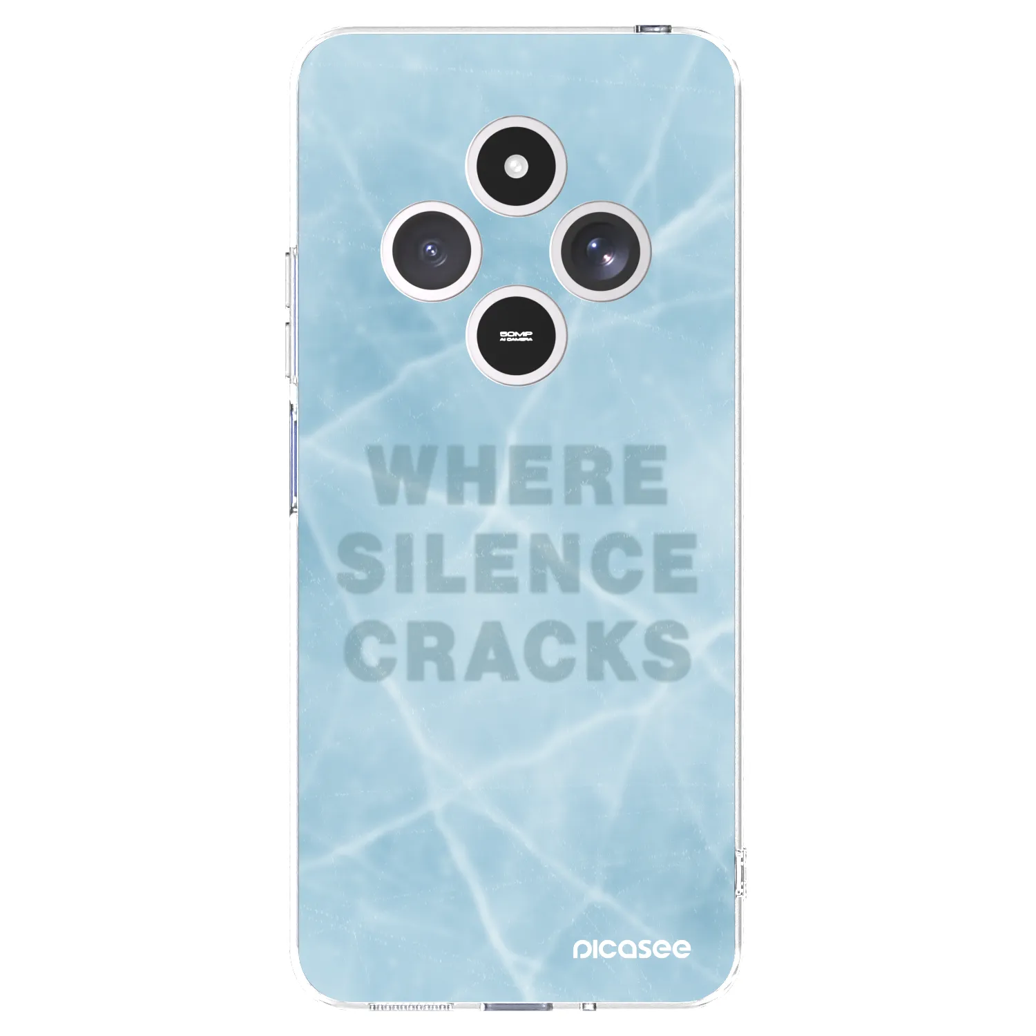 Picasee silikonový průhledný obal pro Xiaomi Redmi 14C - SILENCE