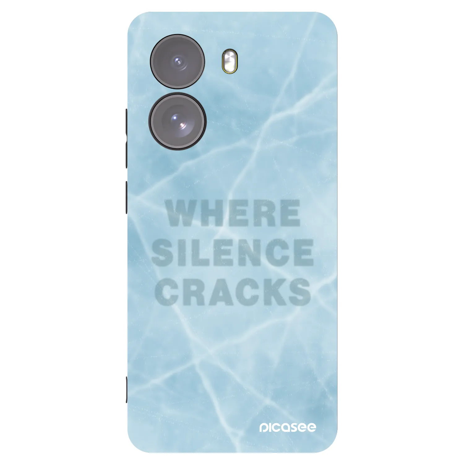 Picasee silikonový černý obal pro Xiaomi Poco X7 - SILENCE