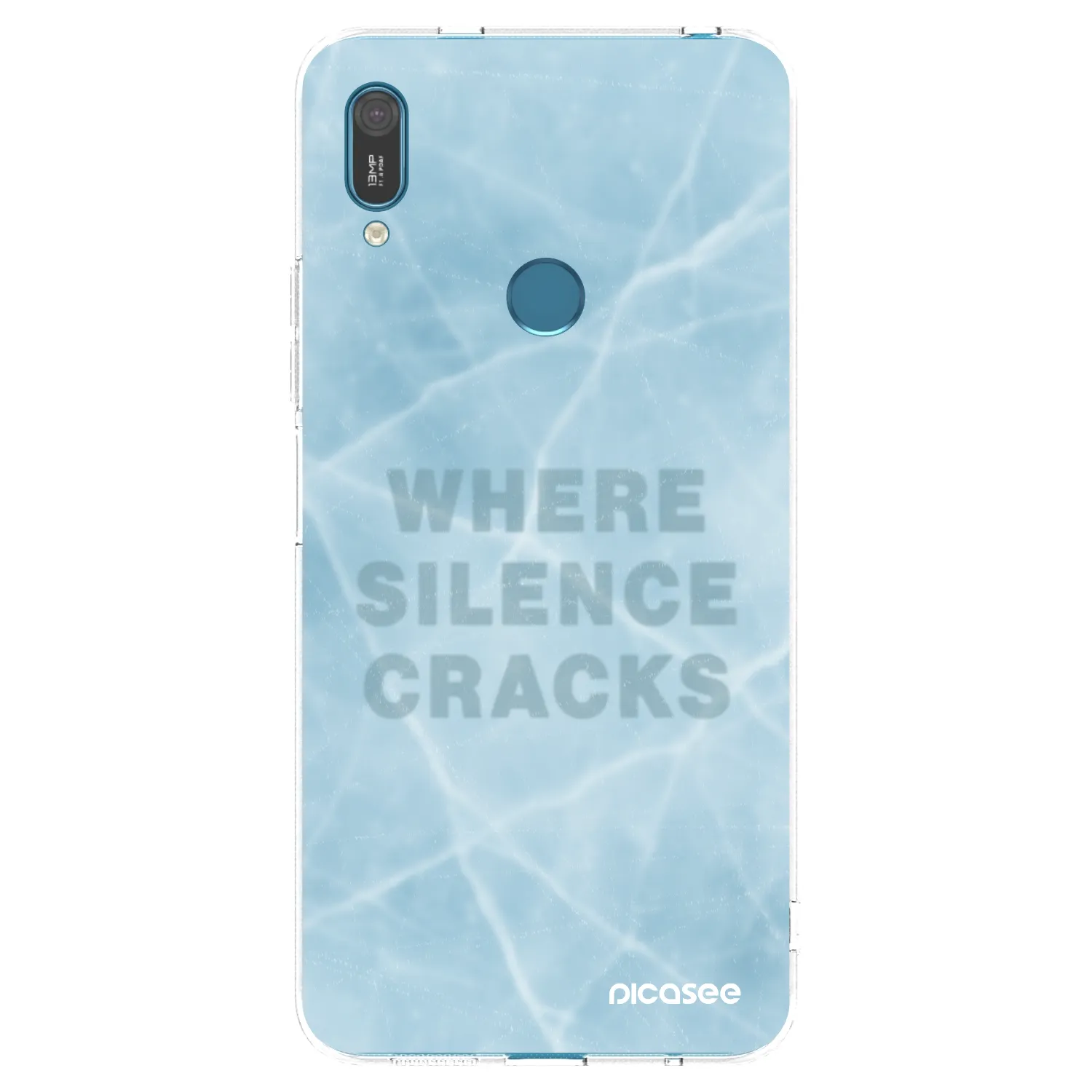 Picasee silikonový průhledný obal pro Huawei Y7 2019 - SILENCE