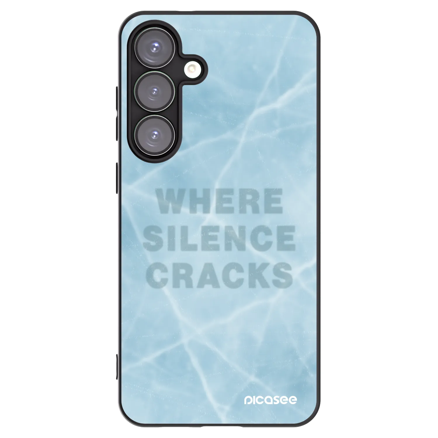 Picasee silikonový černý obal pro Samsung Galaxy S25+ 5G - SILENCE