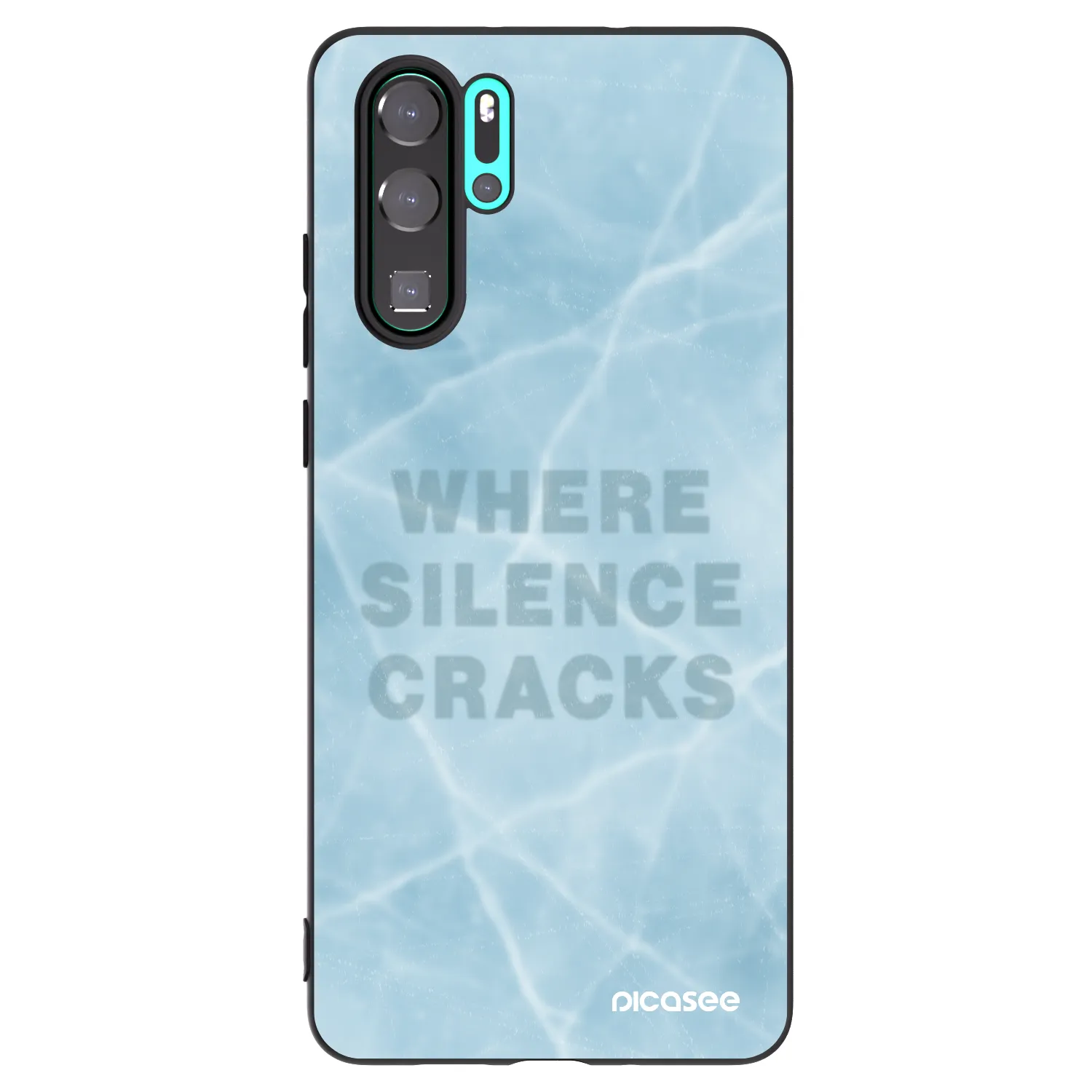 Picasee silikonový černý obal pro Huawei P30 Pro - SILENCE
