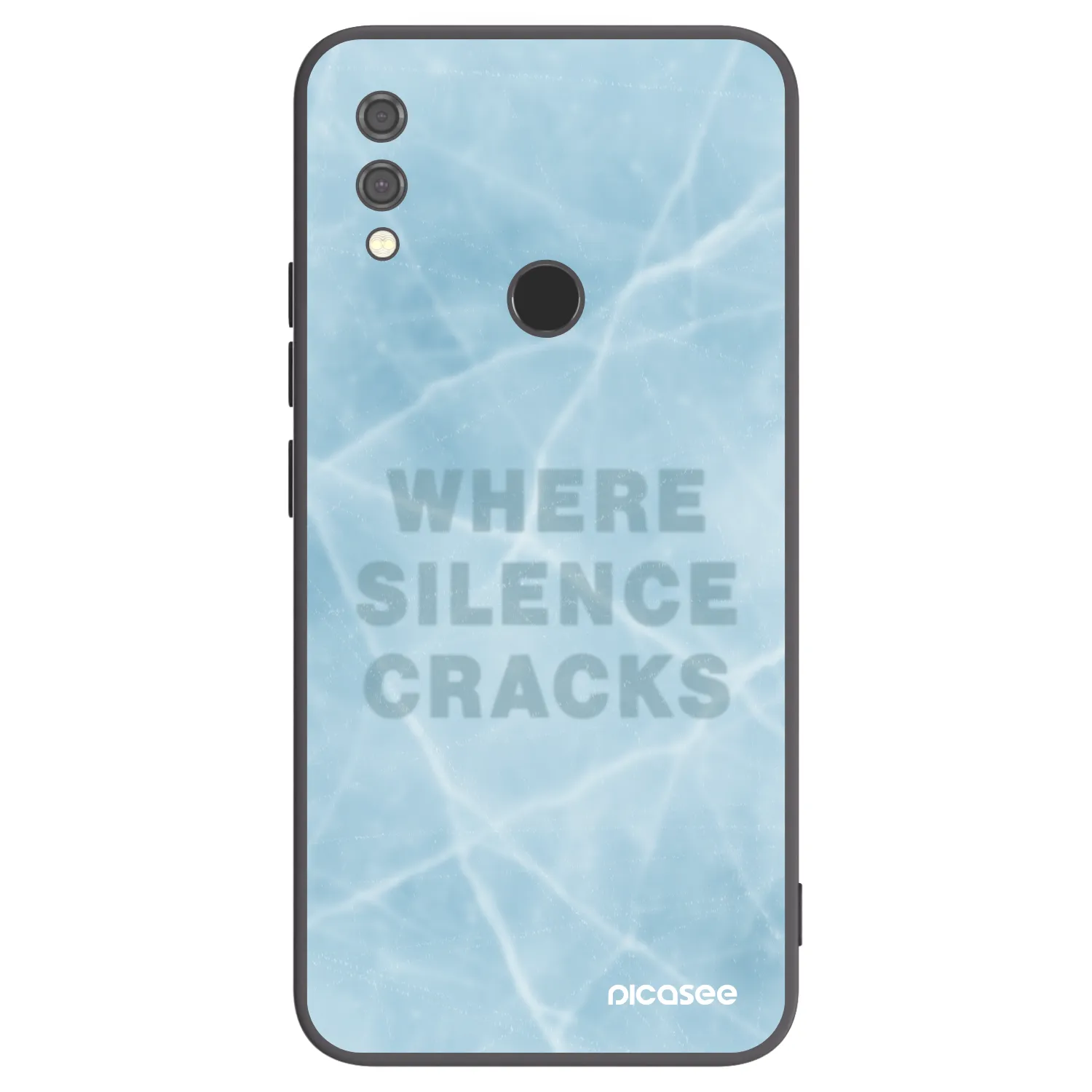 Picasee silikonový černý obal pro Xiaomi Redmi Note 7 - SILENCE